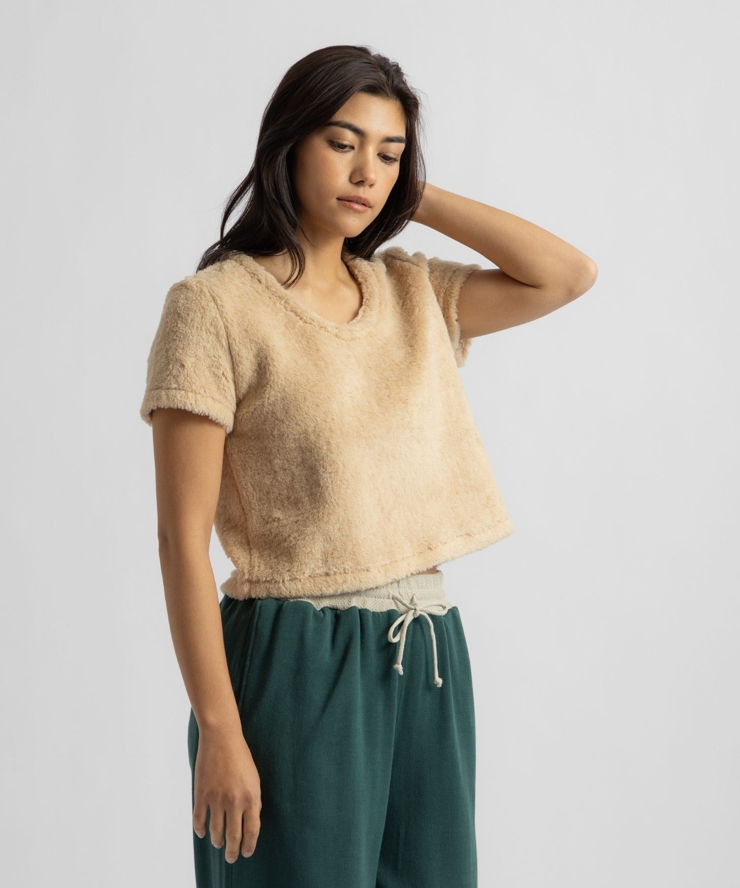 Alexis Shearling Tee | WOMEN