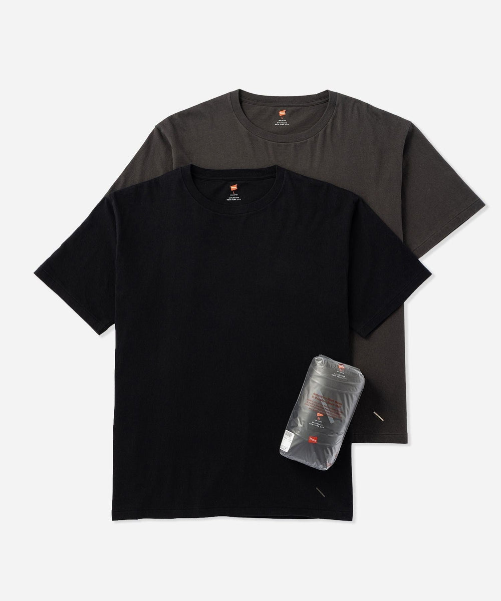 予約】Hanes x Saturdays NYC Washed Cotton Short Sleeve T-Shirts 2P