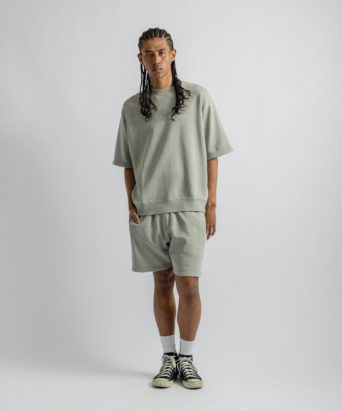 GDC × Saturdays NYC Damaged SS Sweat