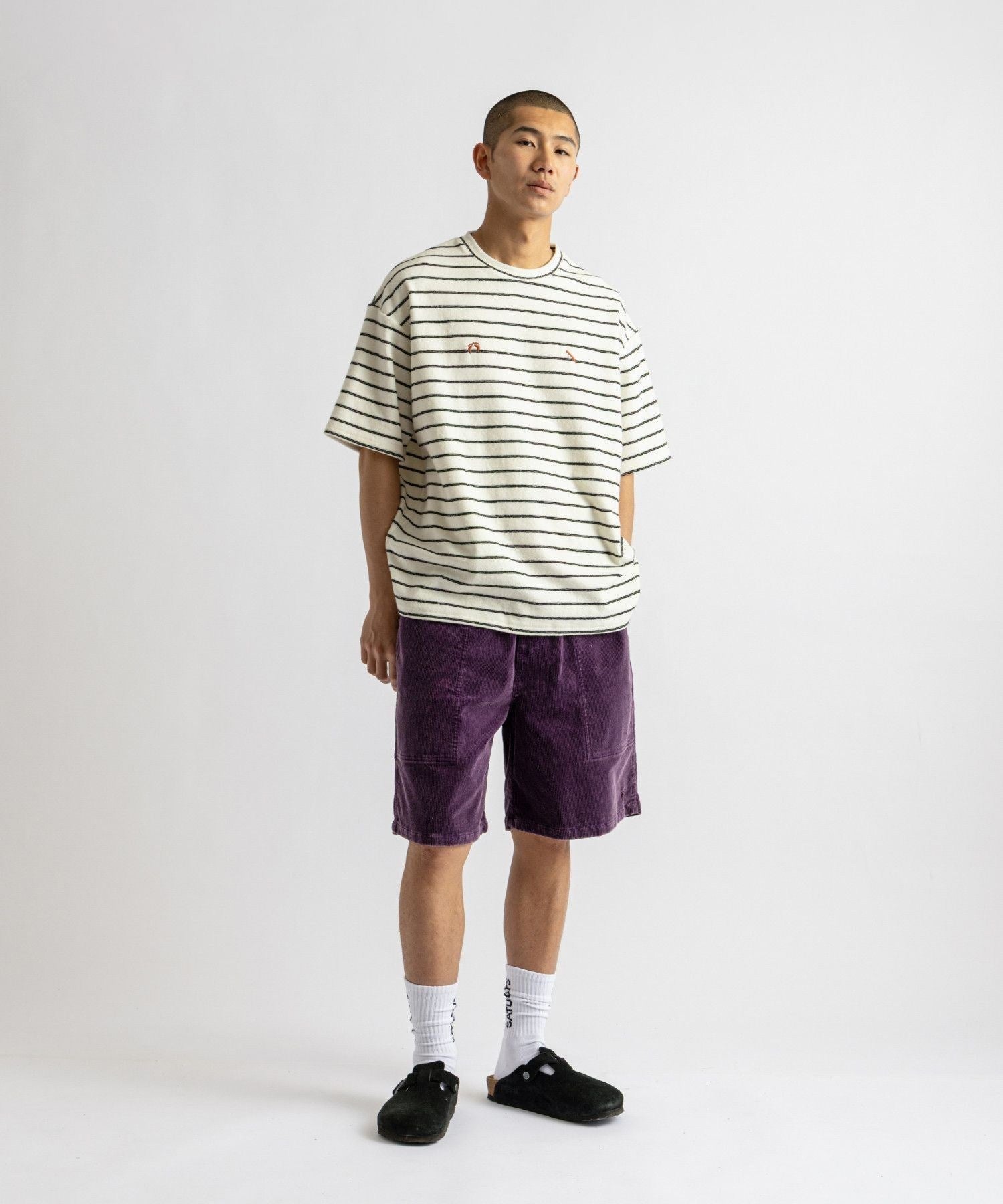 HANG TEN x Saturdays NYC Pile Stripe Tee