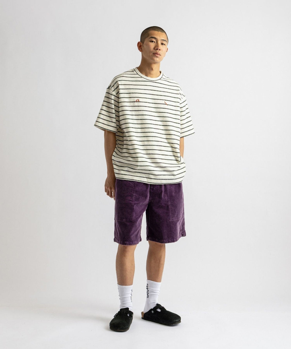 HANG TEN x Saturdays NYC Pile Stripe Tee