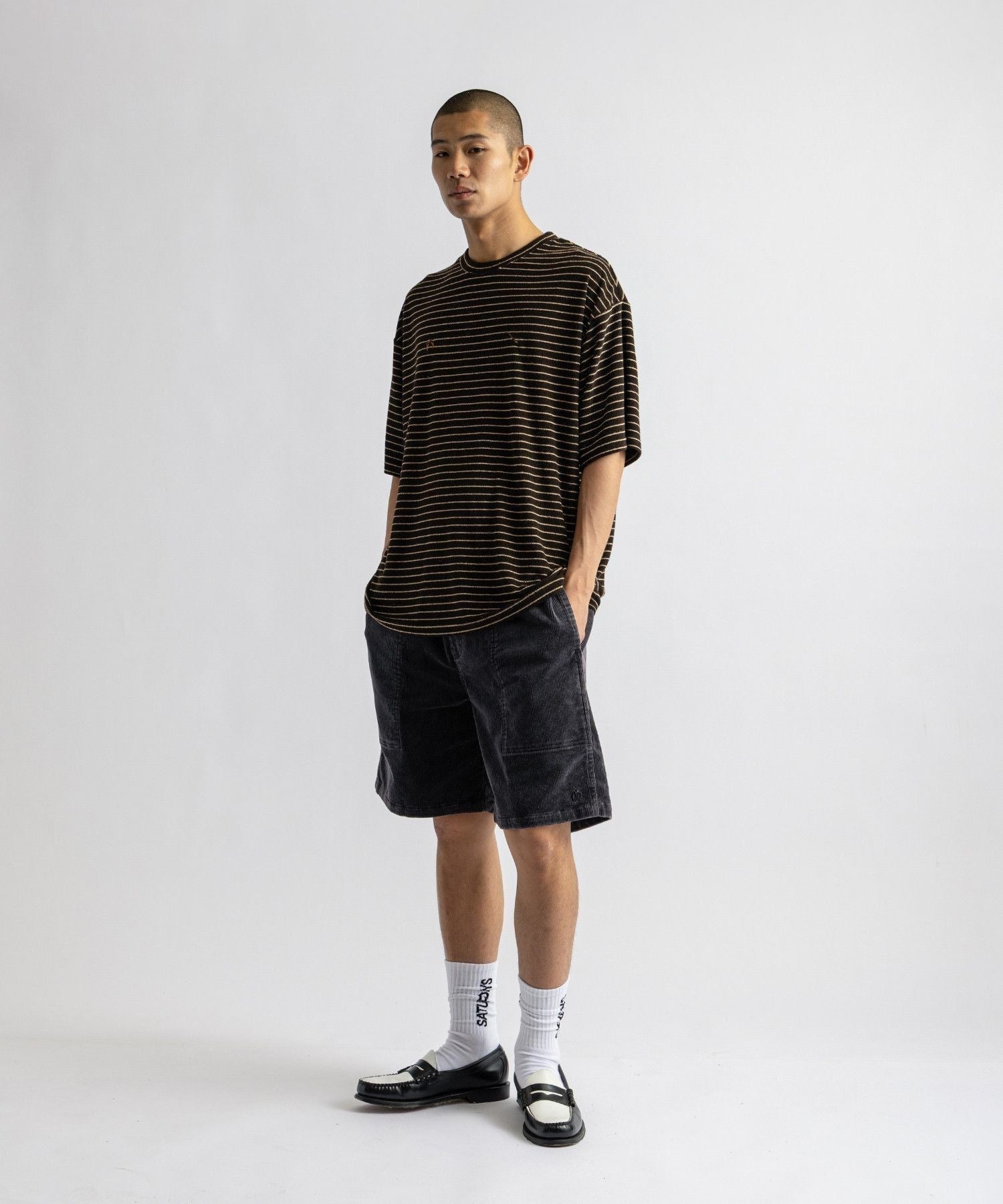 HANG TEN x Saturdays NYC Pile Stripe Tee