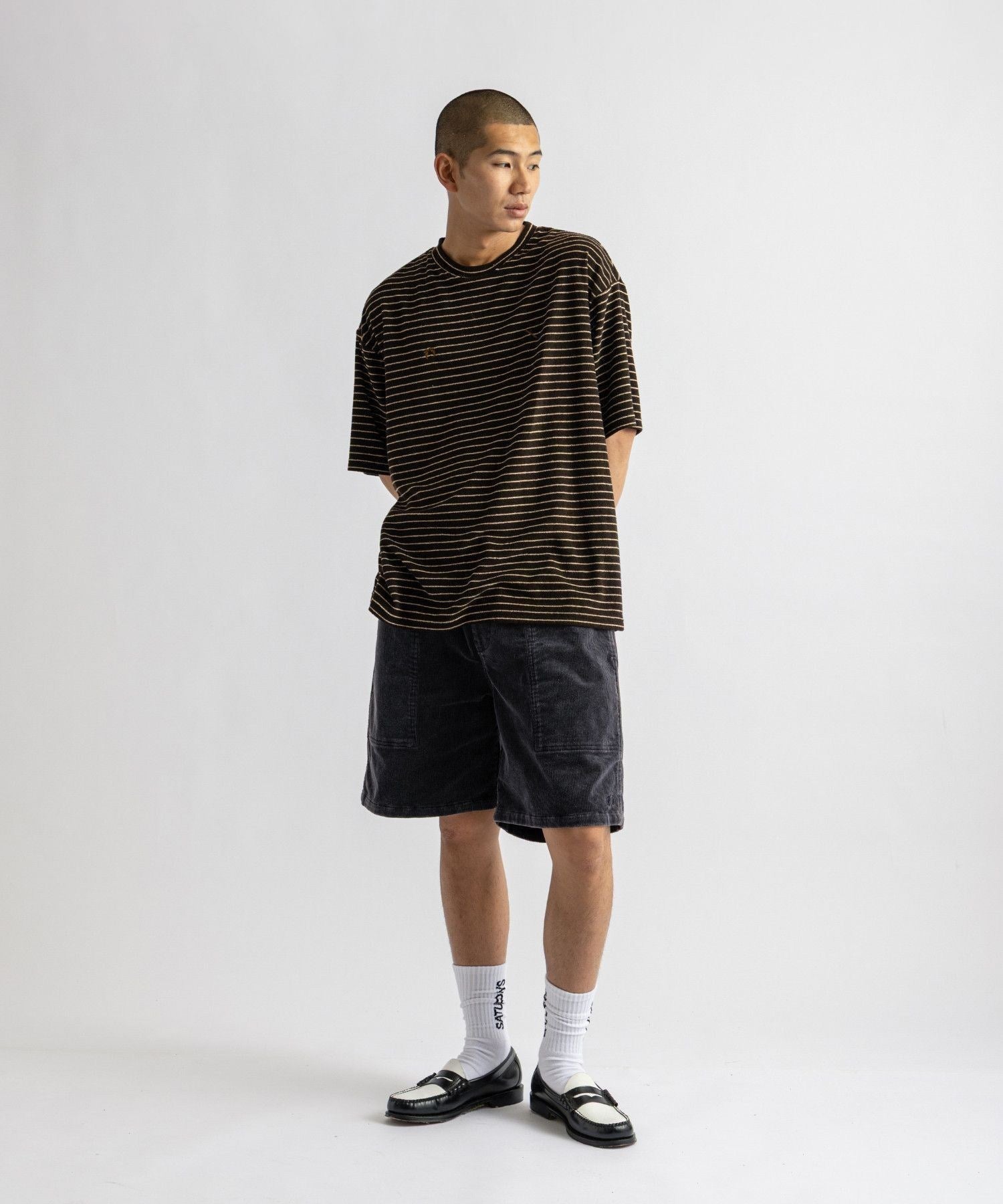 HANG TEN x Saturdays NYC Pile Stripe Tee
