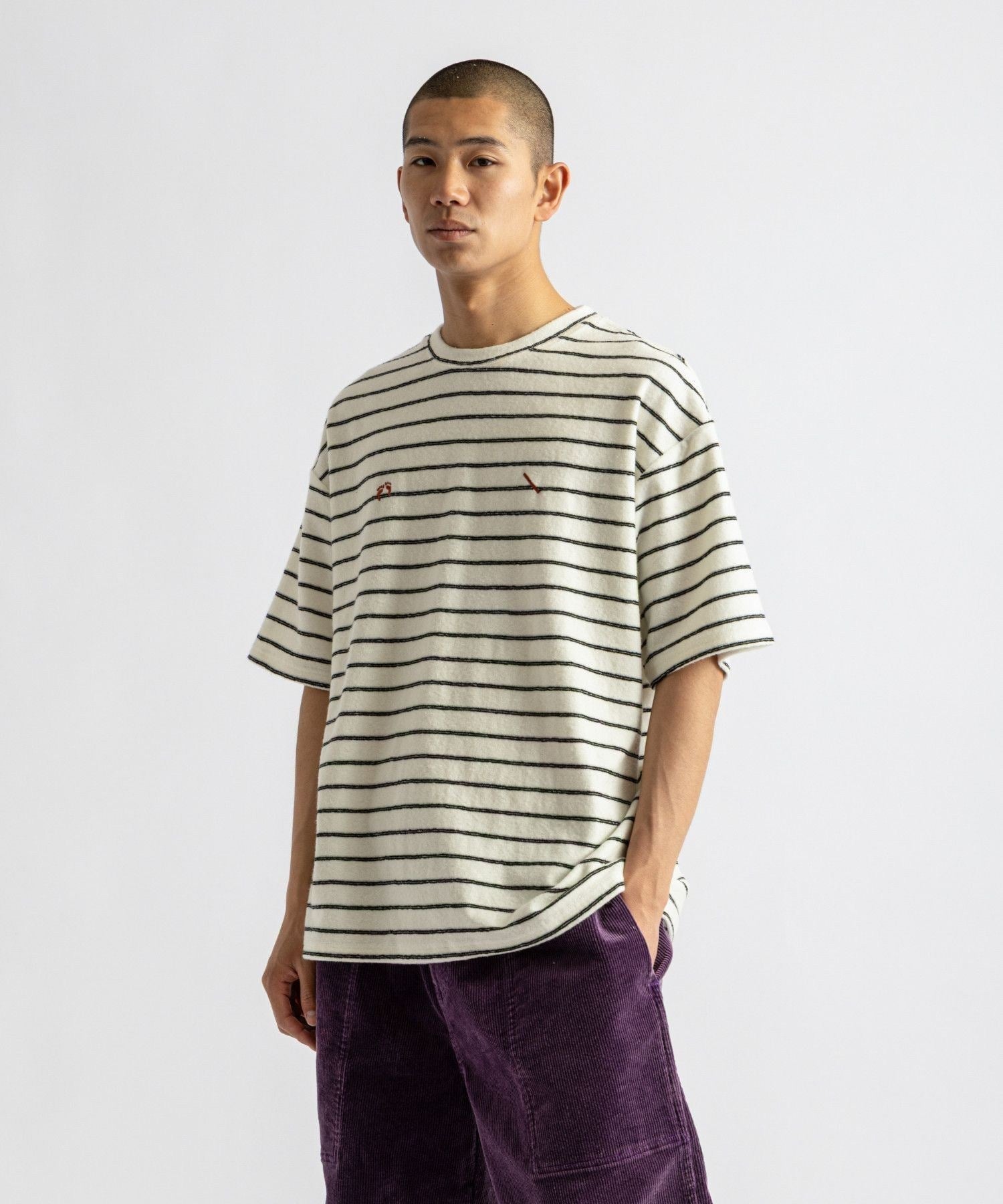 HANG TEN x Saturdays NYC Pile Stripe Tee