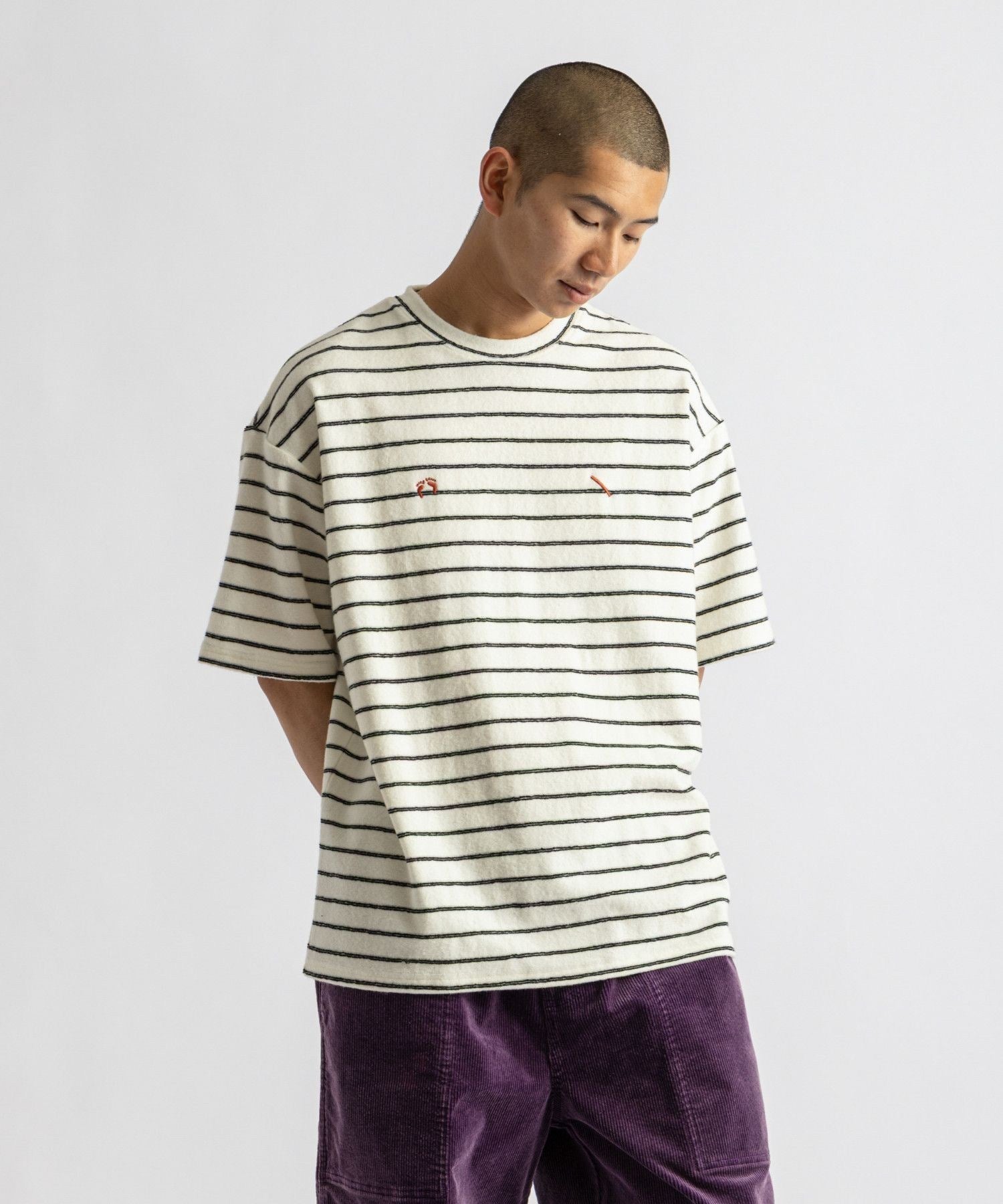 HANG TEN x Saturdays NYC Pile Stripe Tee
