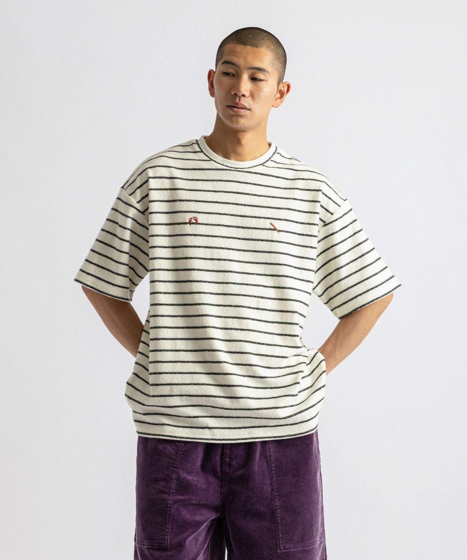 HANG TEN x Saturdays NYC Pile Stripe Tee
