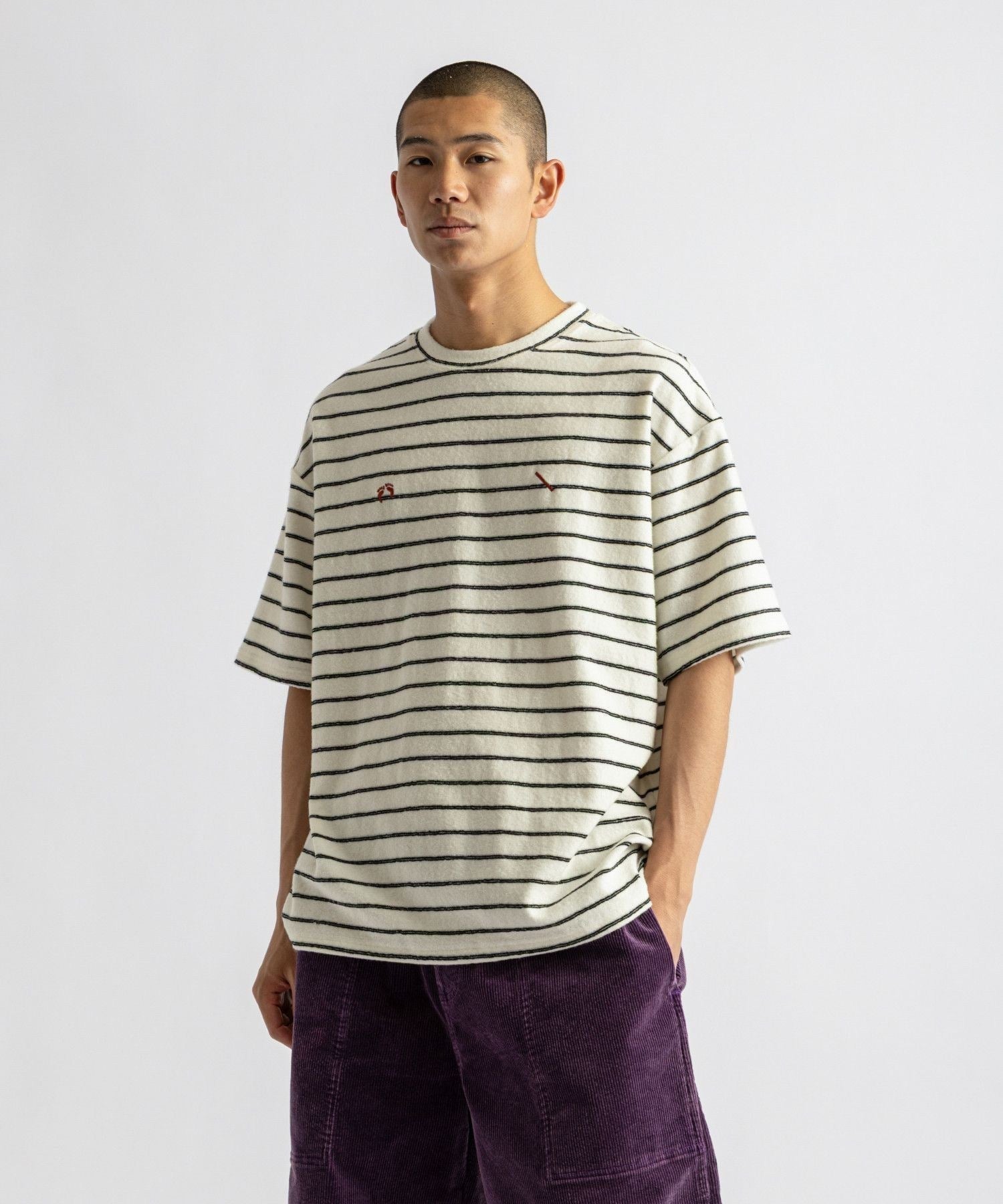 HANG TEN x Saturdays NYC Pile Stripe Tee