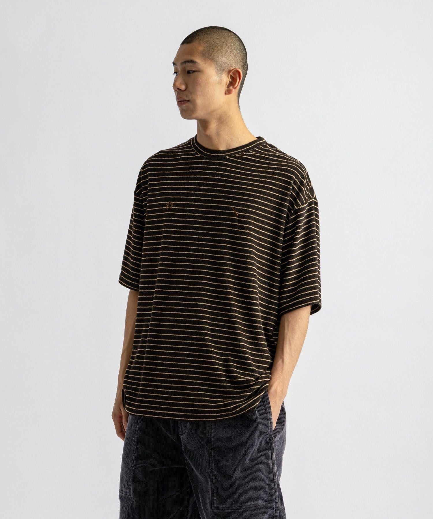 HANG TEN x Saturdays NYC Pile Stripe Tee