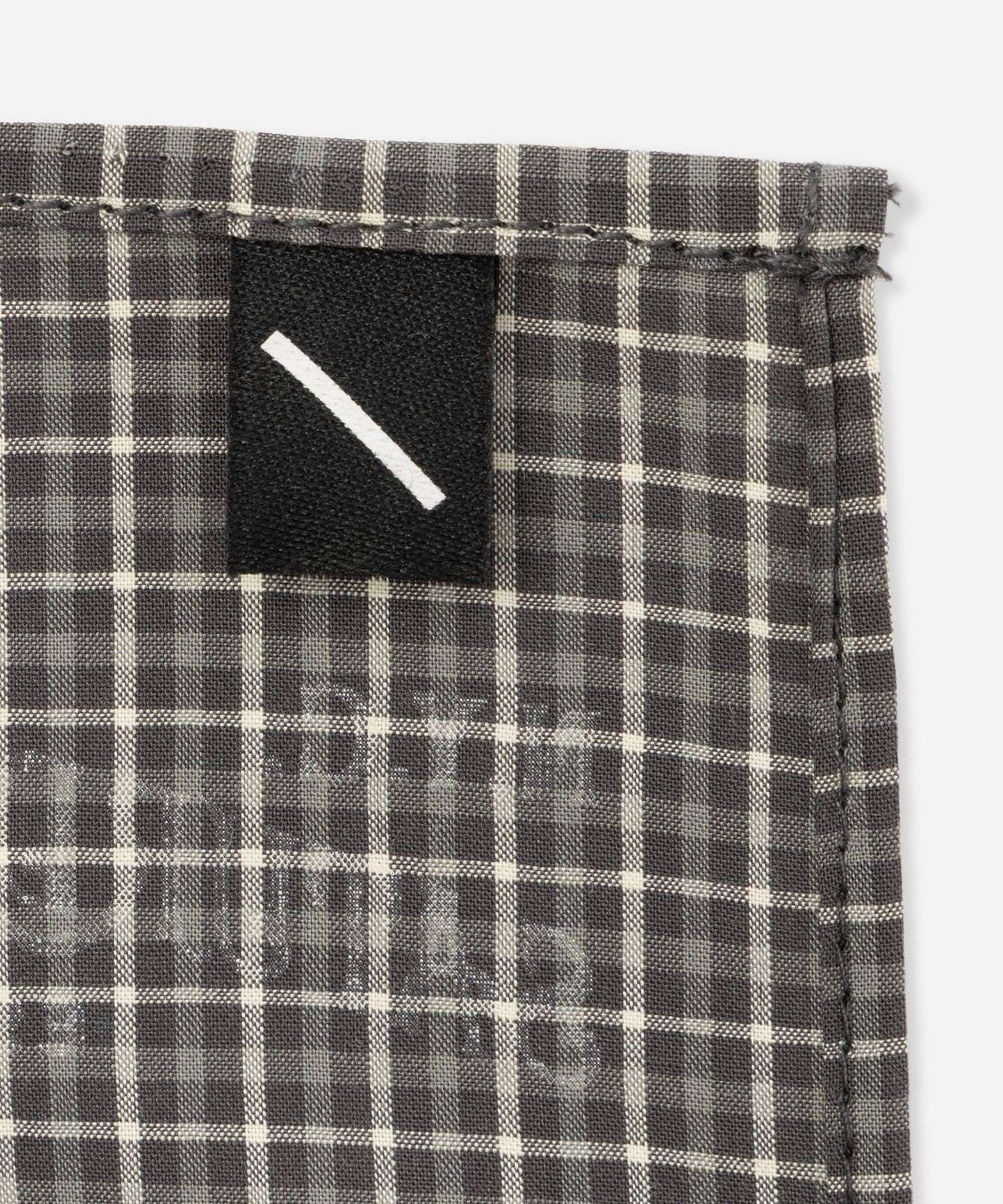 Vintage Serif Check Scarf