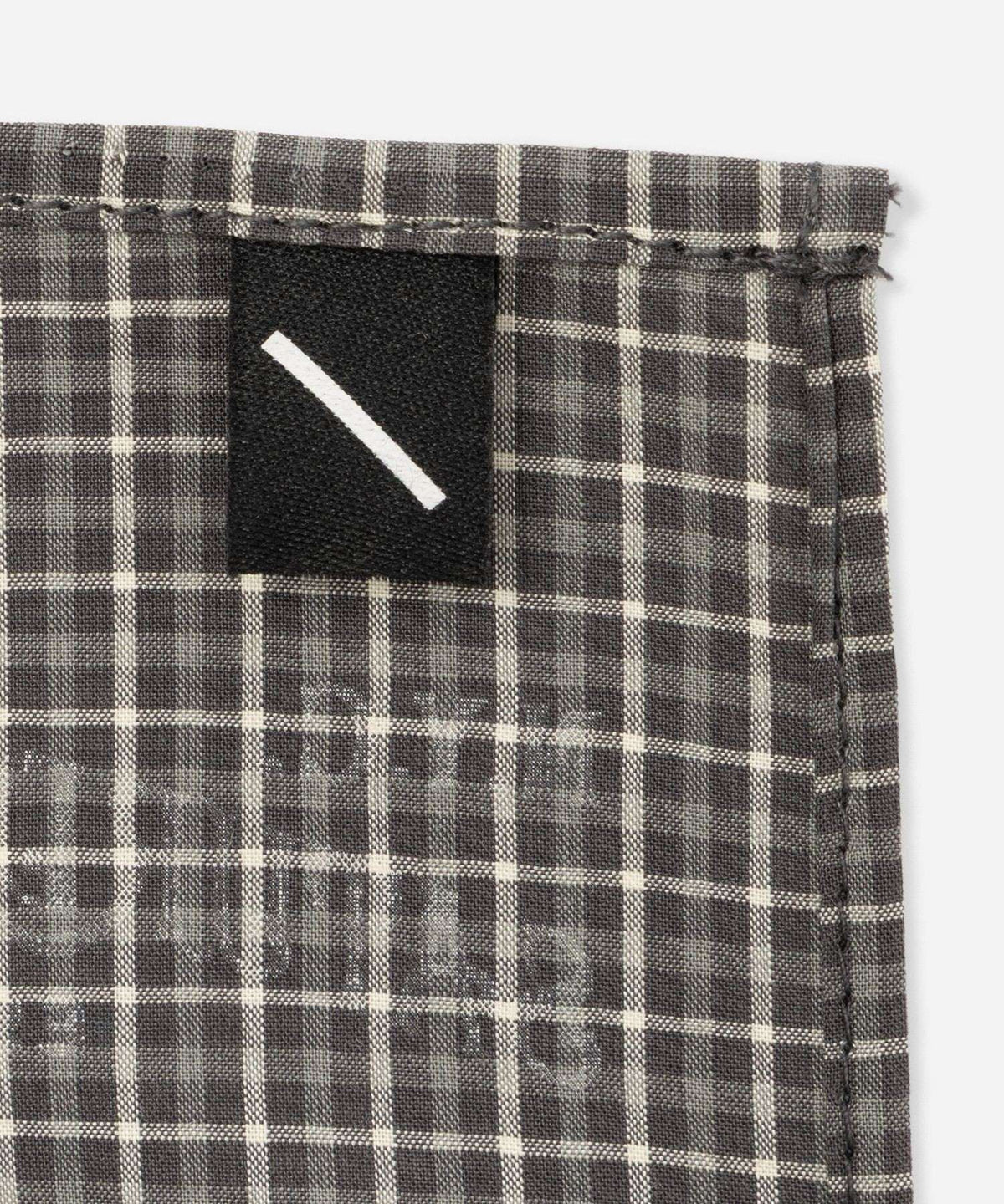 Vintage Serif Check Scarf