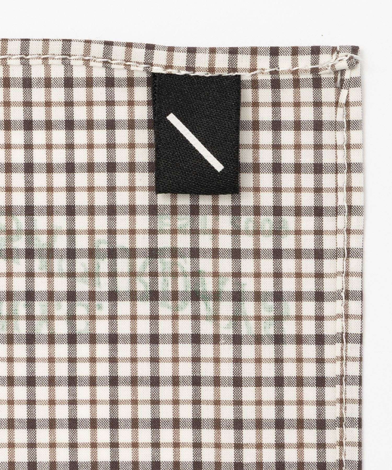 Vintage Serif Check Scarf