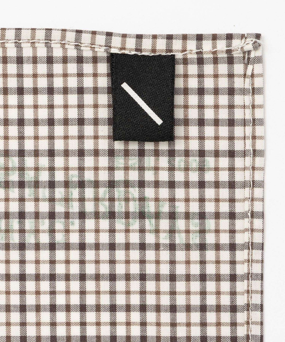 Vintage Serif Check Scarf