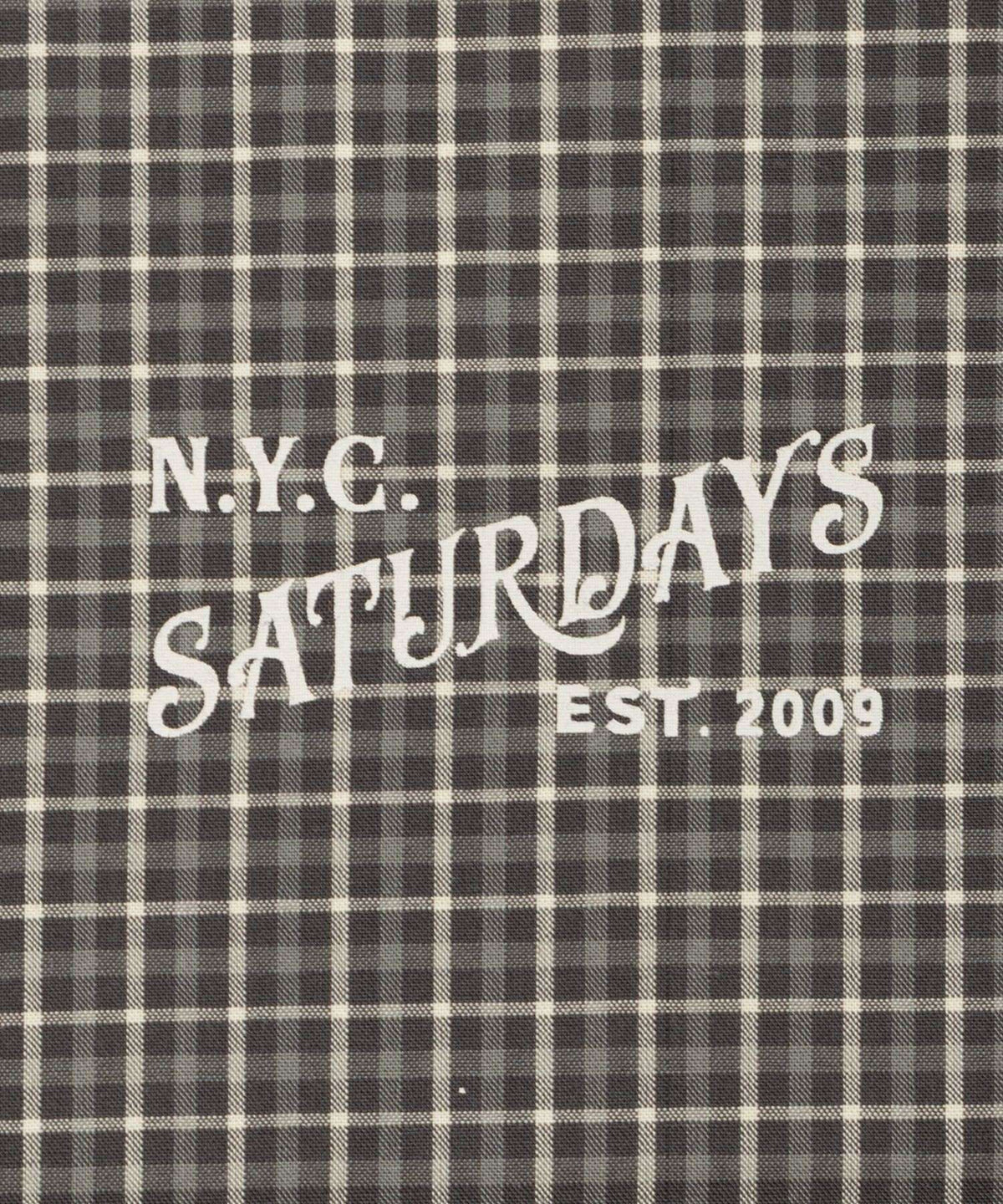 Vintage Serif Check Scarf