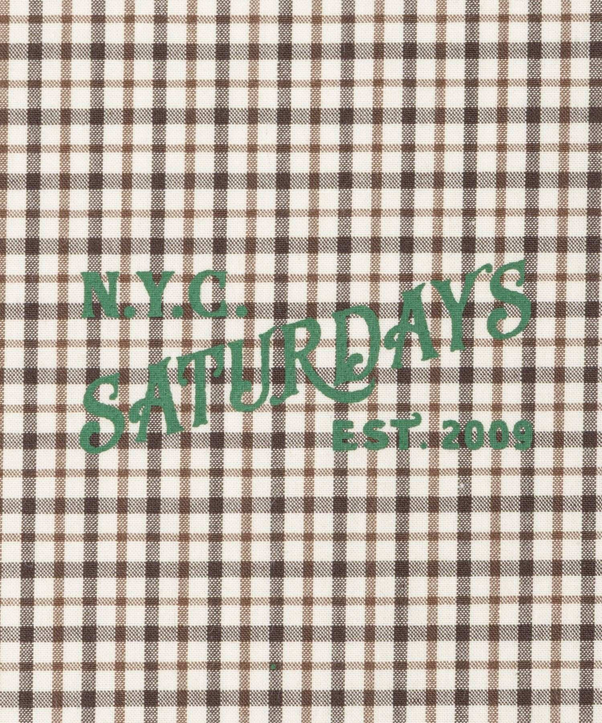 Vintage Serif Check Scarf
