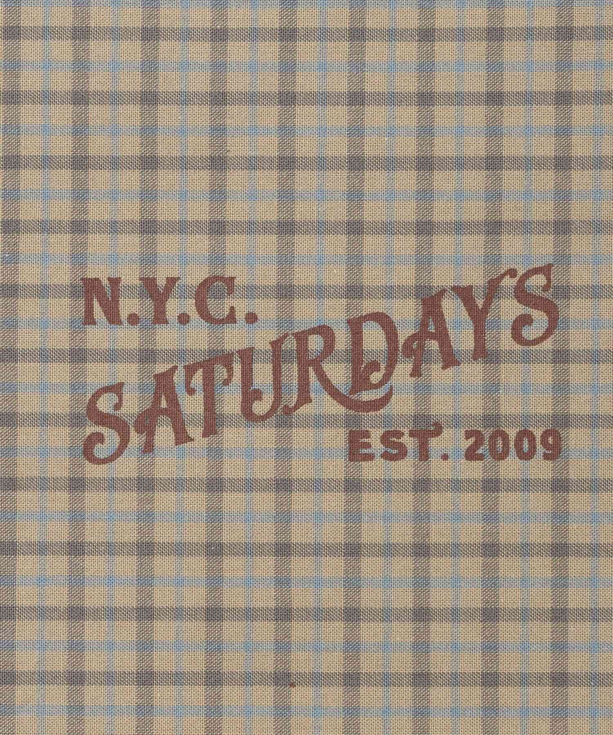 Vintage Serif Check Scarf