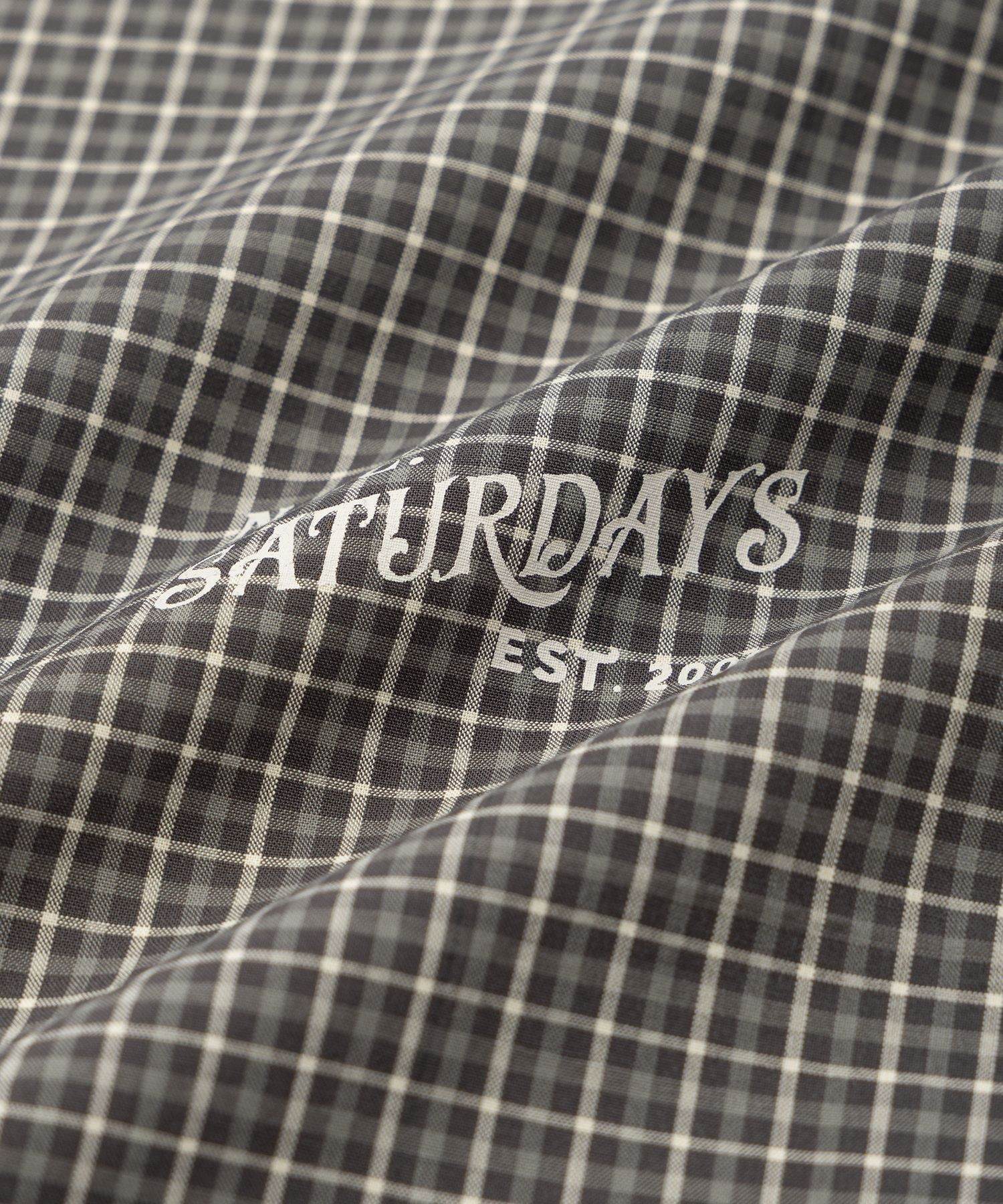 Vintage Serif Check Scarf