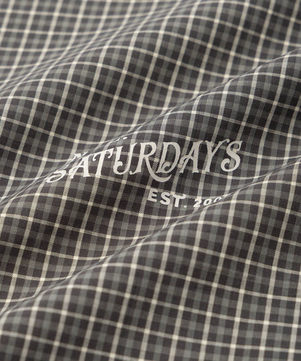 Vintage Serif Check Scarf