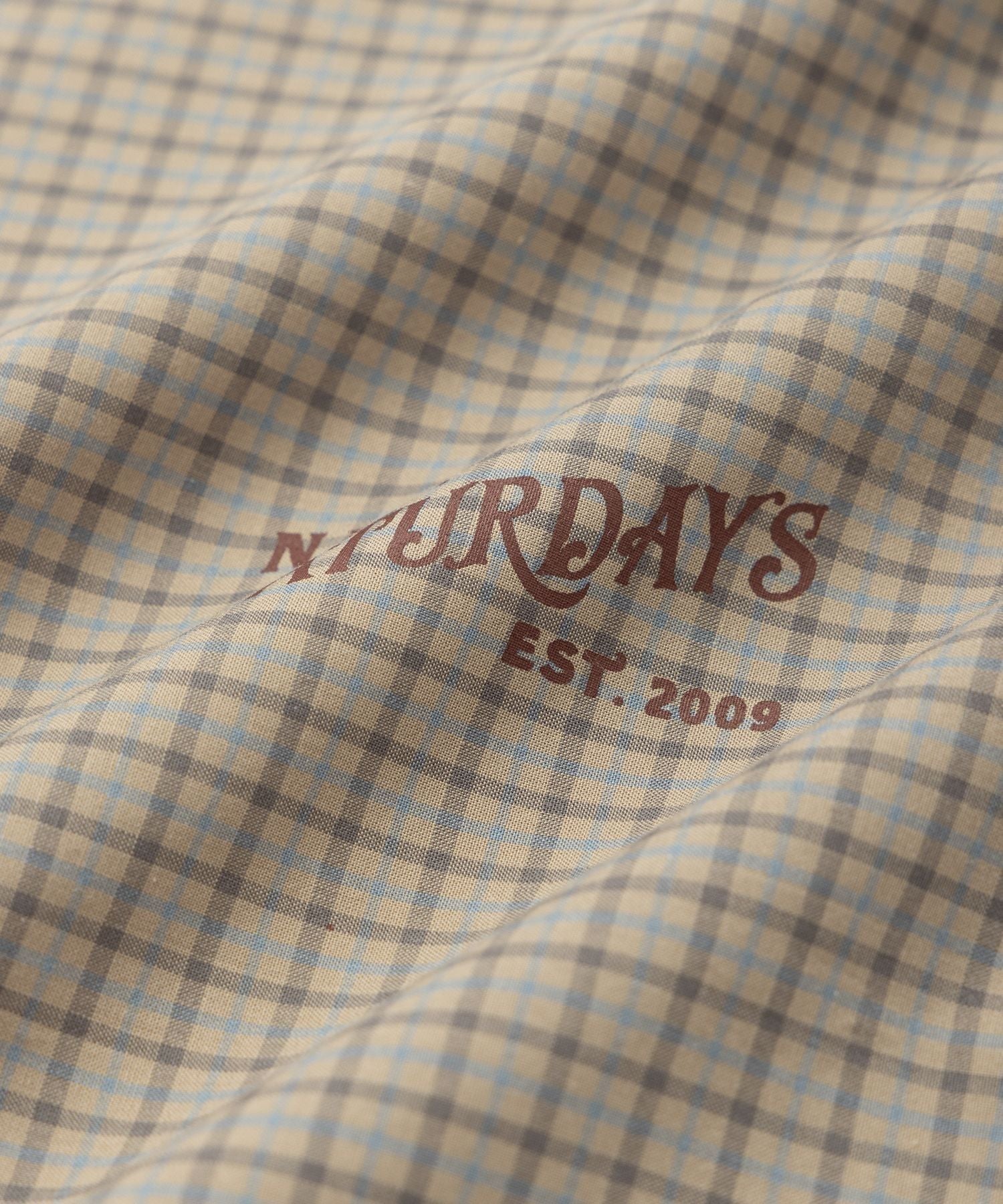 Vintage Serif Check Scarf