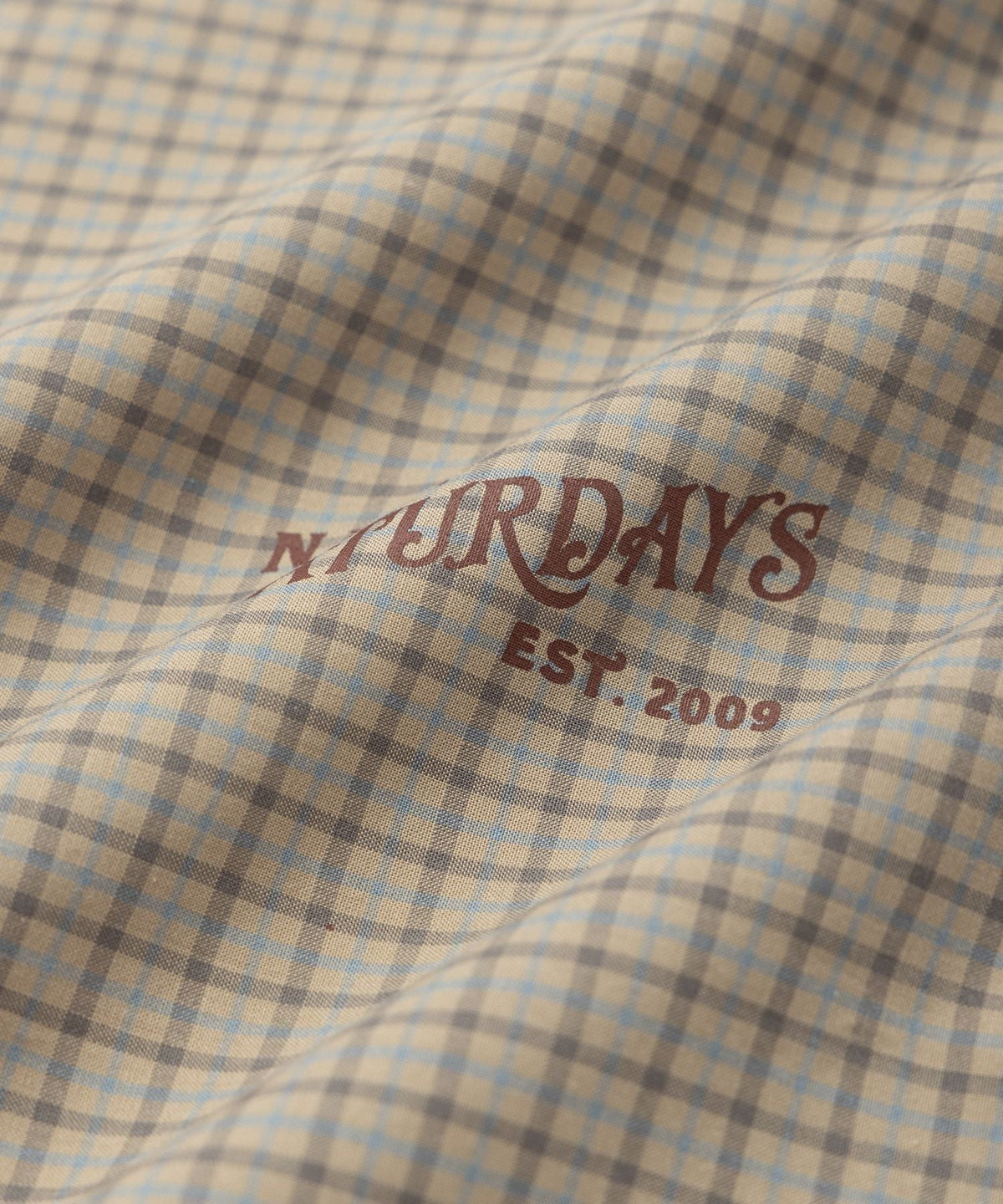 Vintage Serif Check Scarf