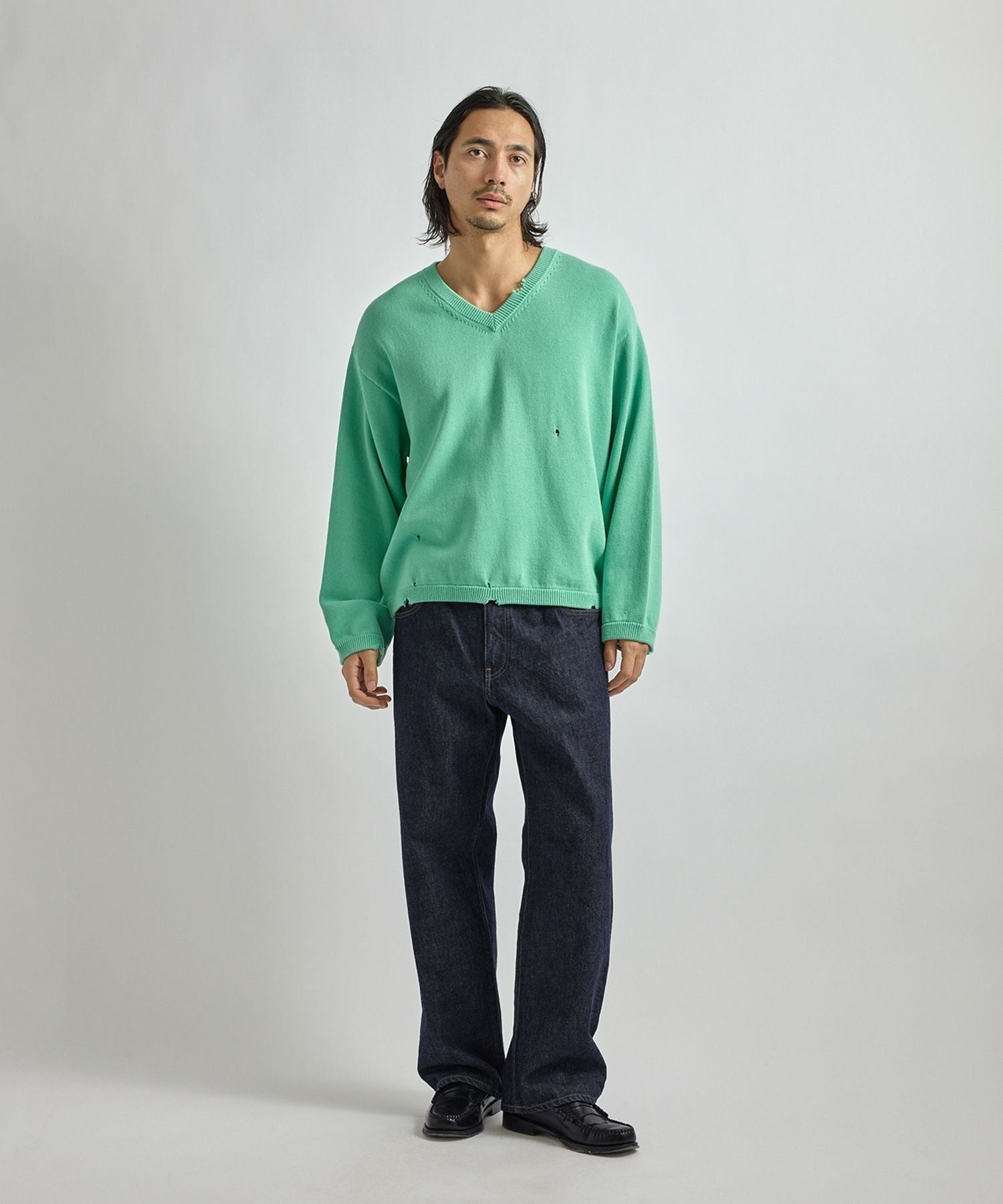 Takeru Relaxed Denim Pants