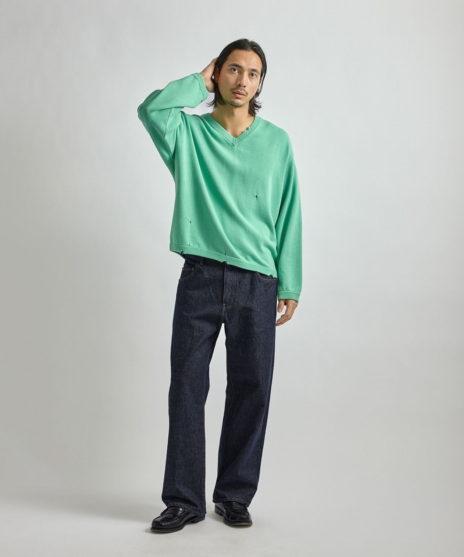 Takeru Relaxed Denim Pants