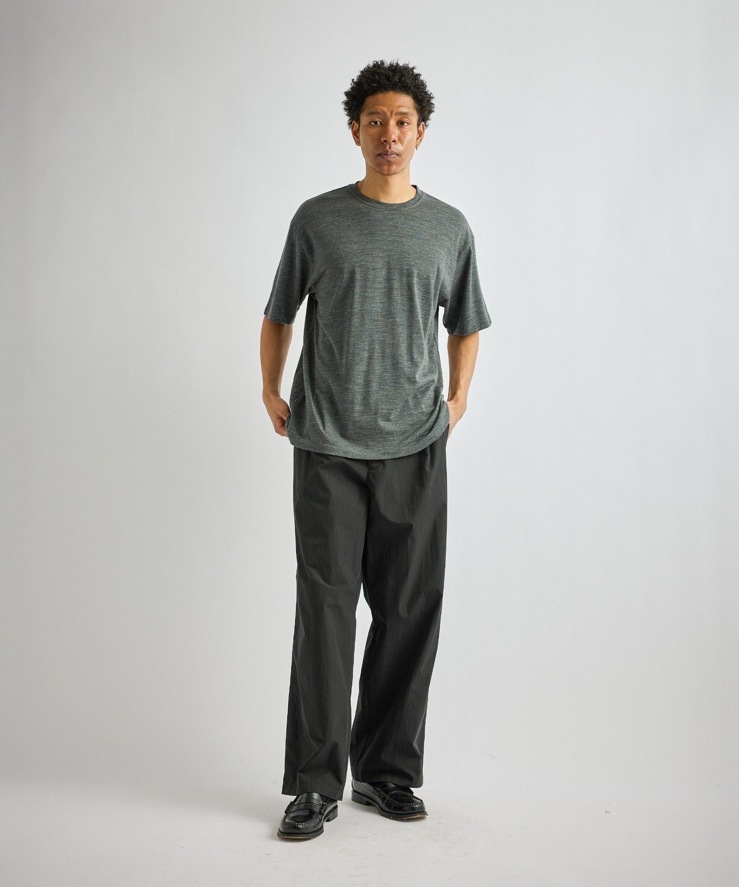 George Wide Two Tuck Pant