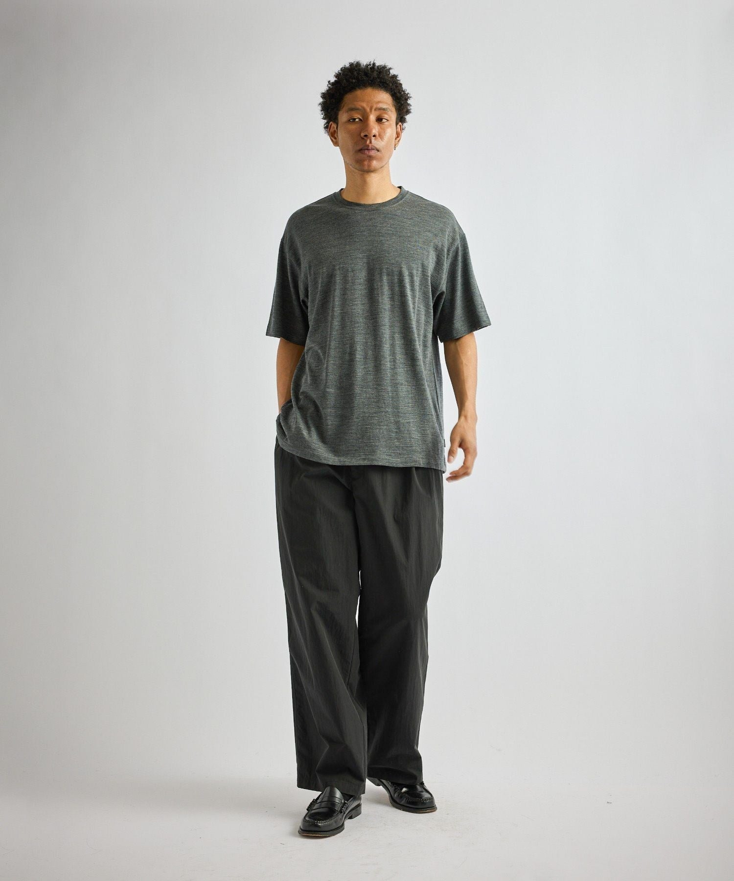 George Wide Two Tuck Pant