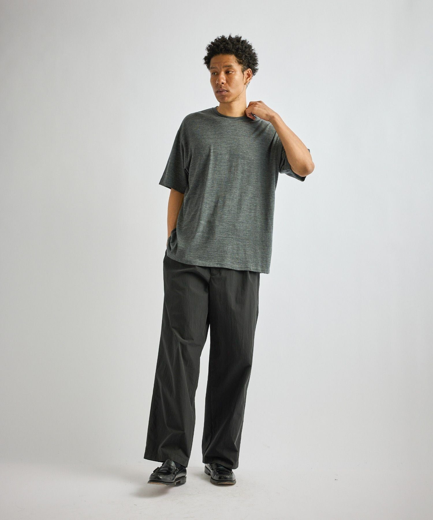 George Wide Two Tuck Pant