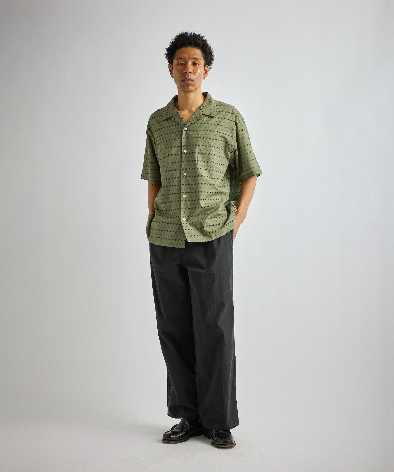 George Wide Two Tuck Pant