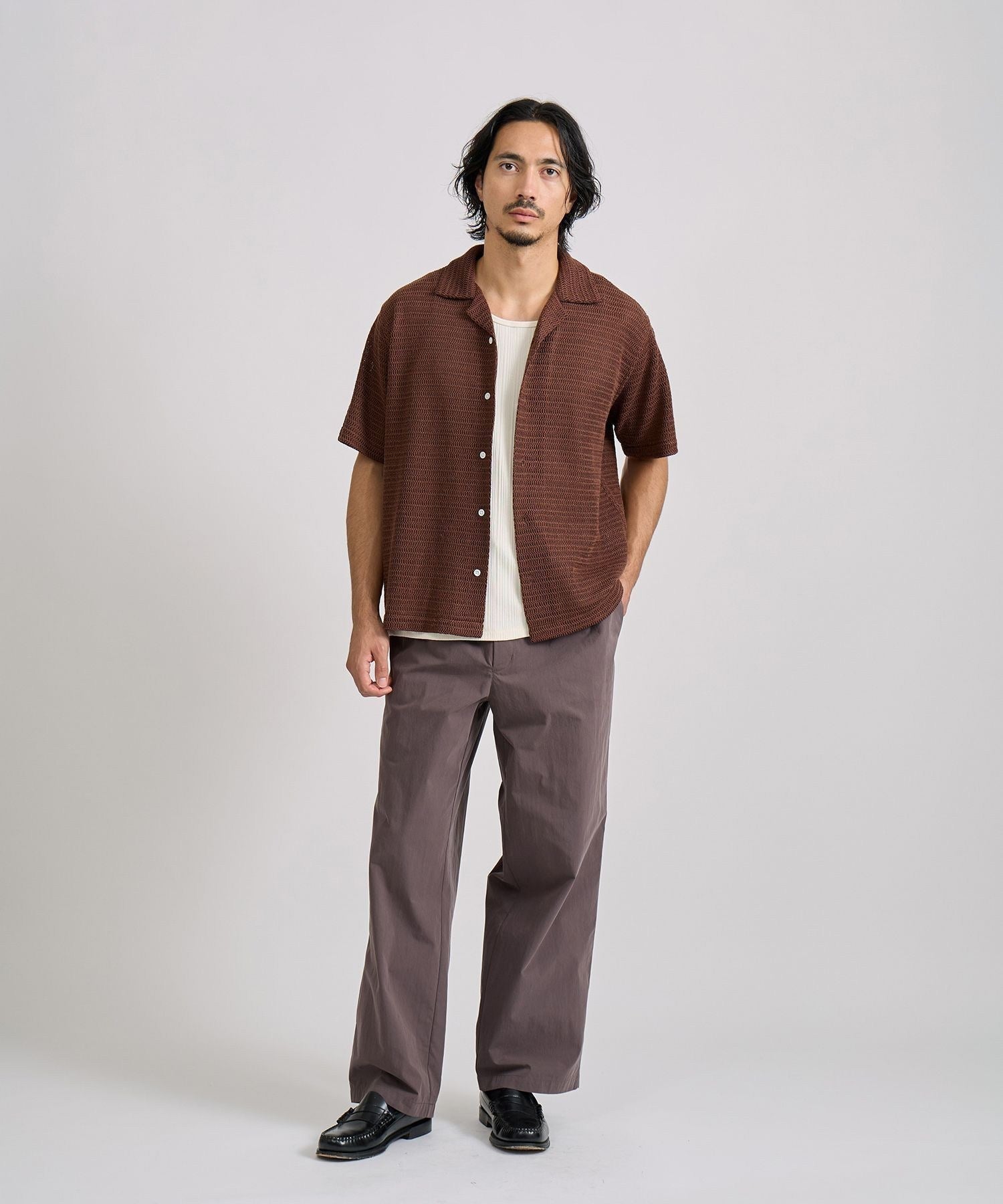 George Wide Two Tuck Pant