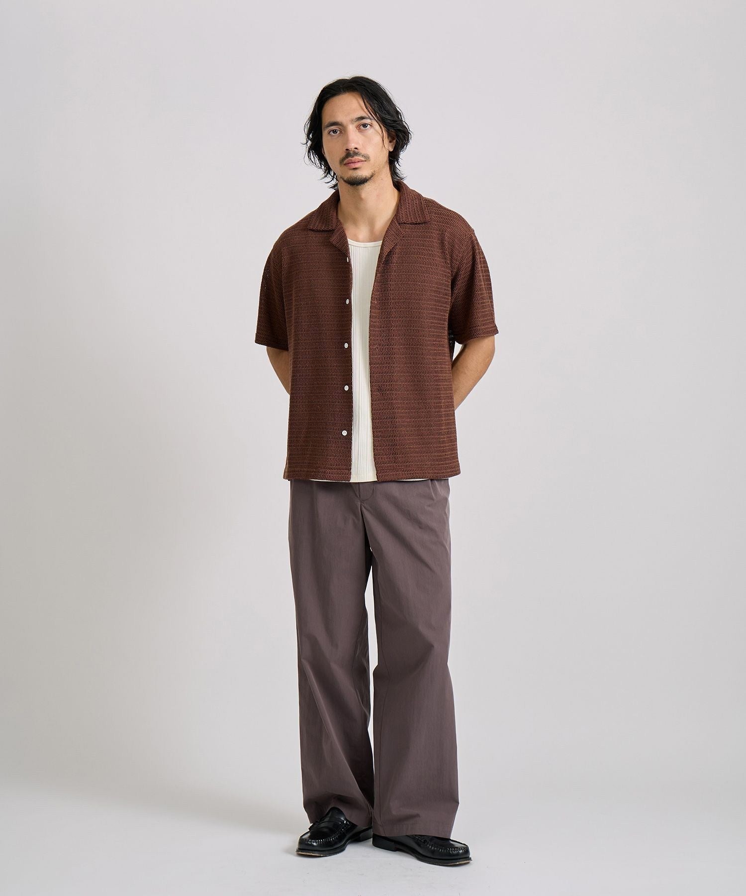 George Wide Two Tuck Pant