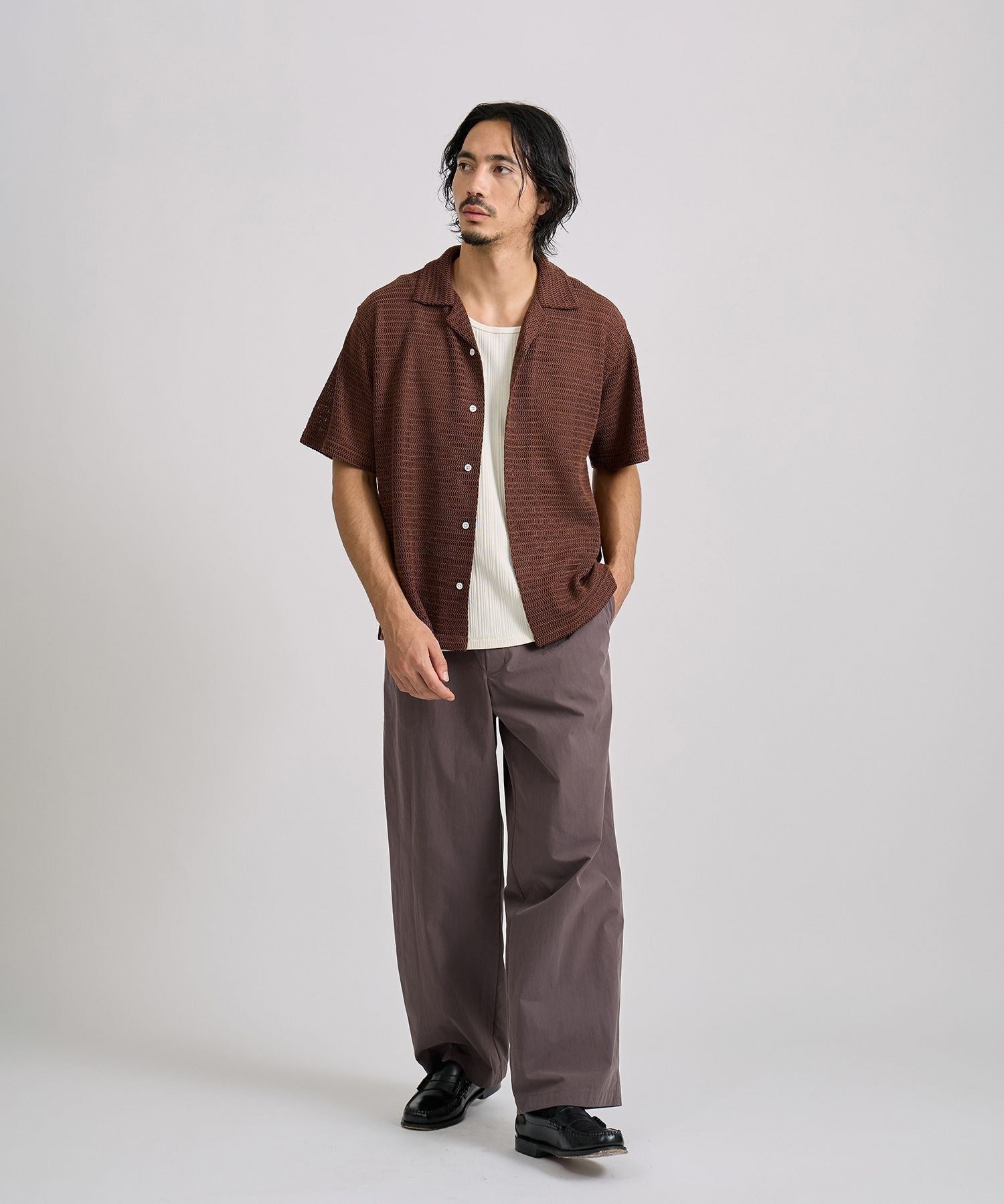George Wide Two Tuck Pant