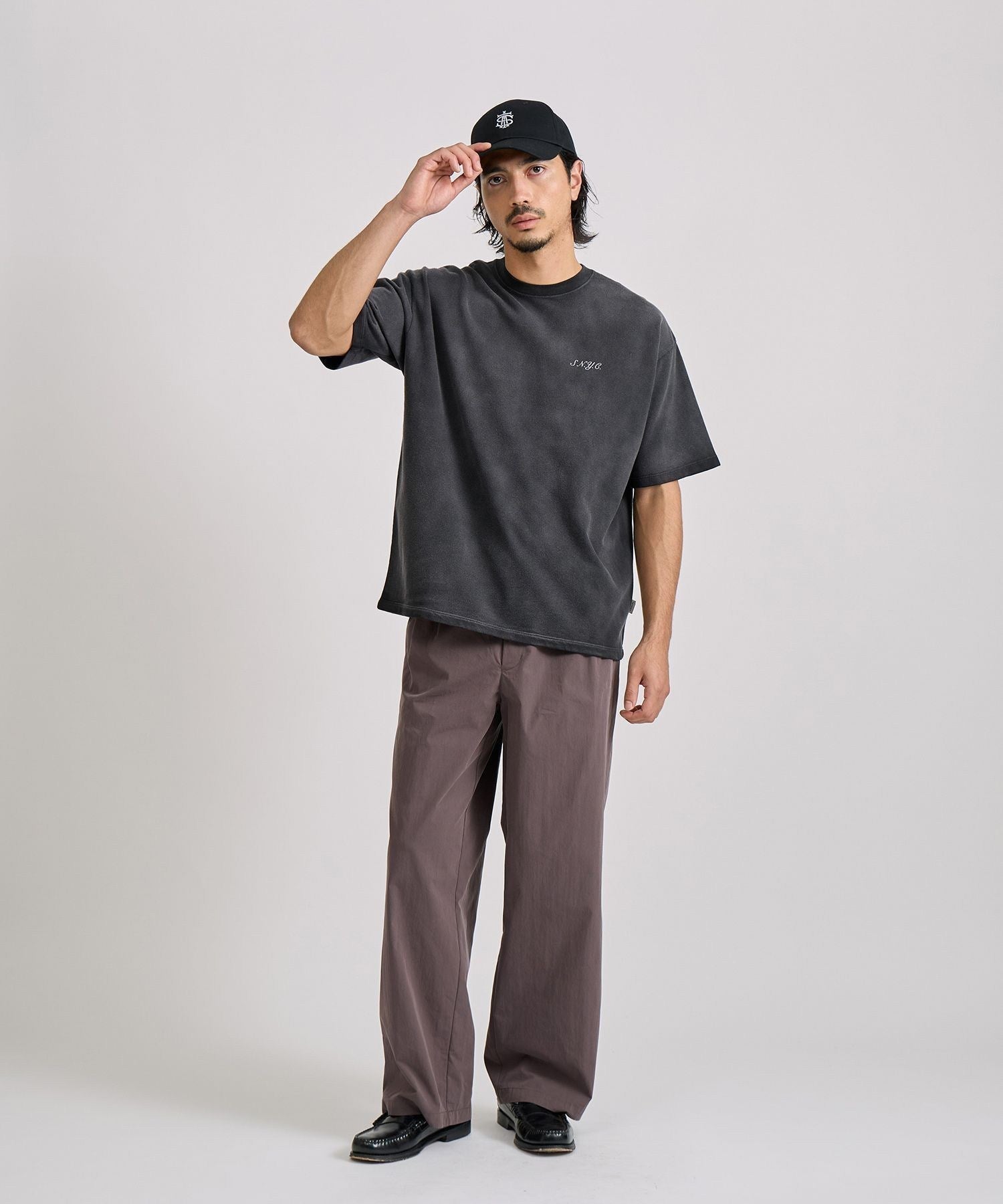 George Wide Two Tuck Pant