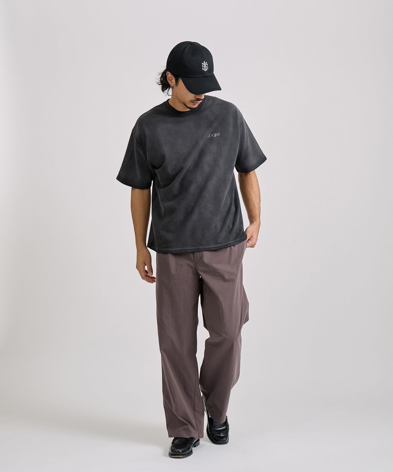 George Wide Two Tuck Pant