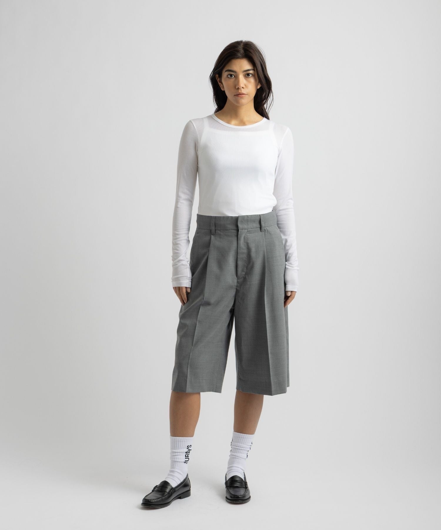 Kim Pleated Shorts | WOMEN
