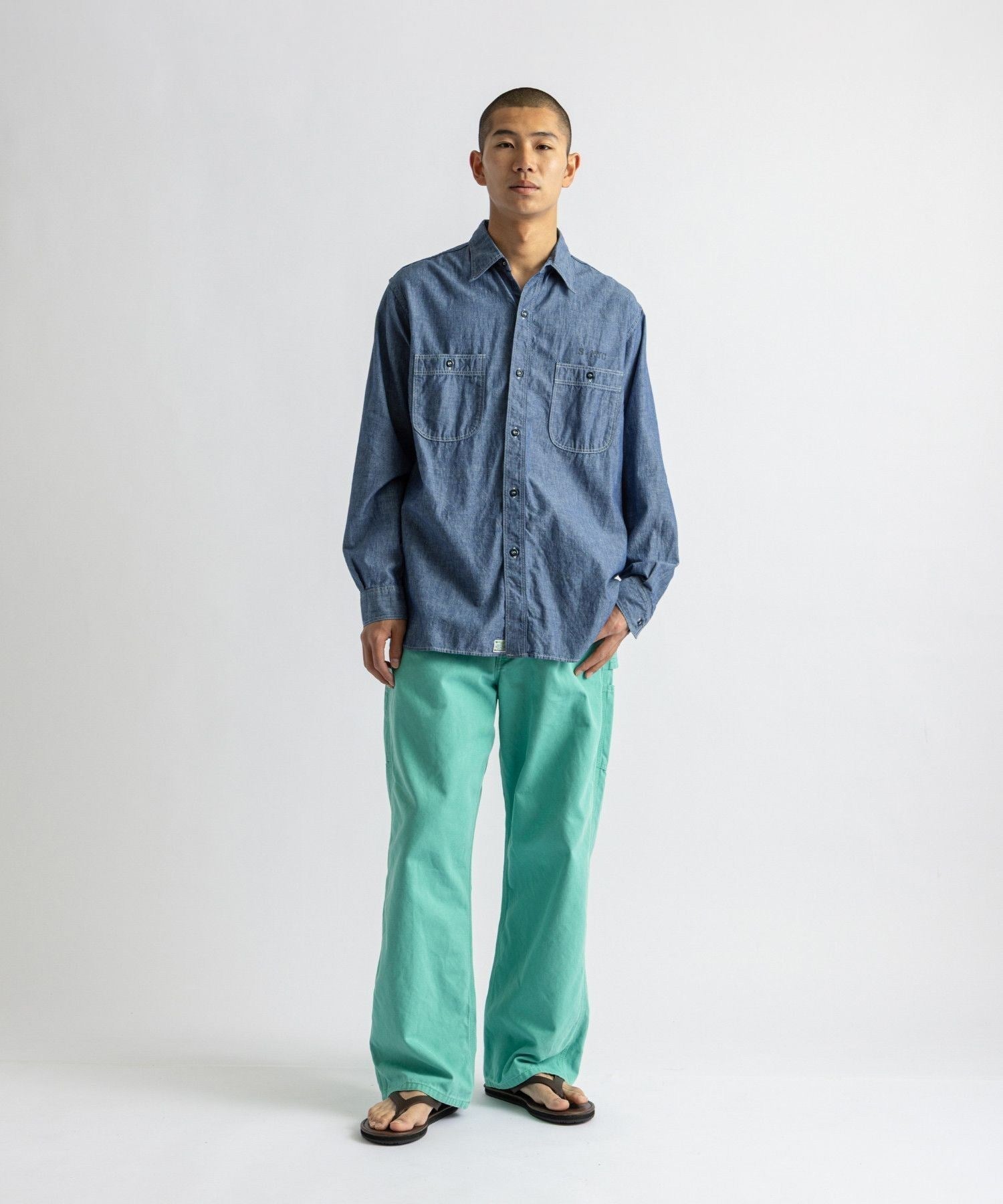 orSlow x Saturdays NYC DAD'S FIT OXFORD PAINTER PANTS