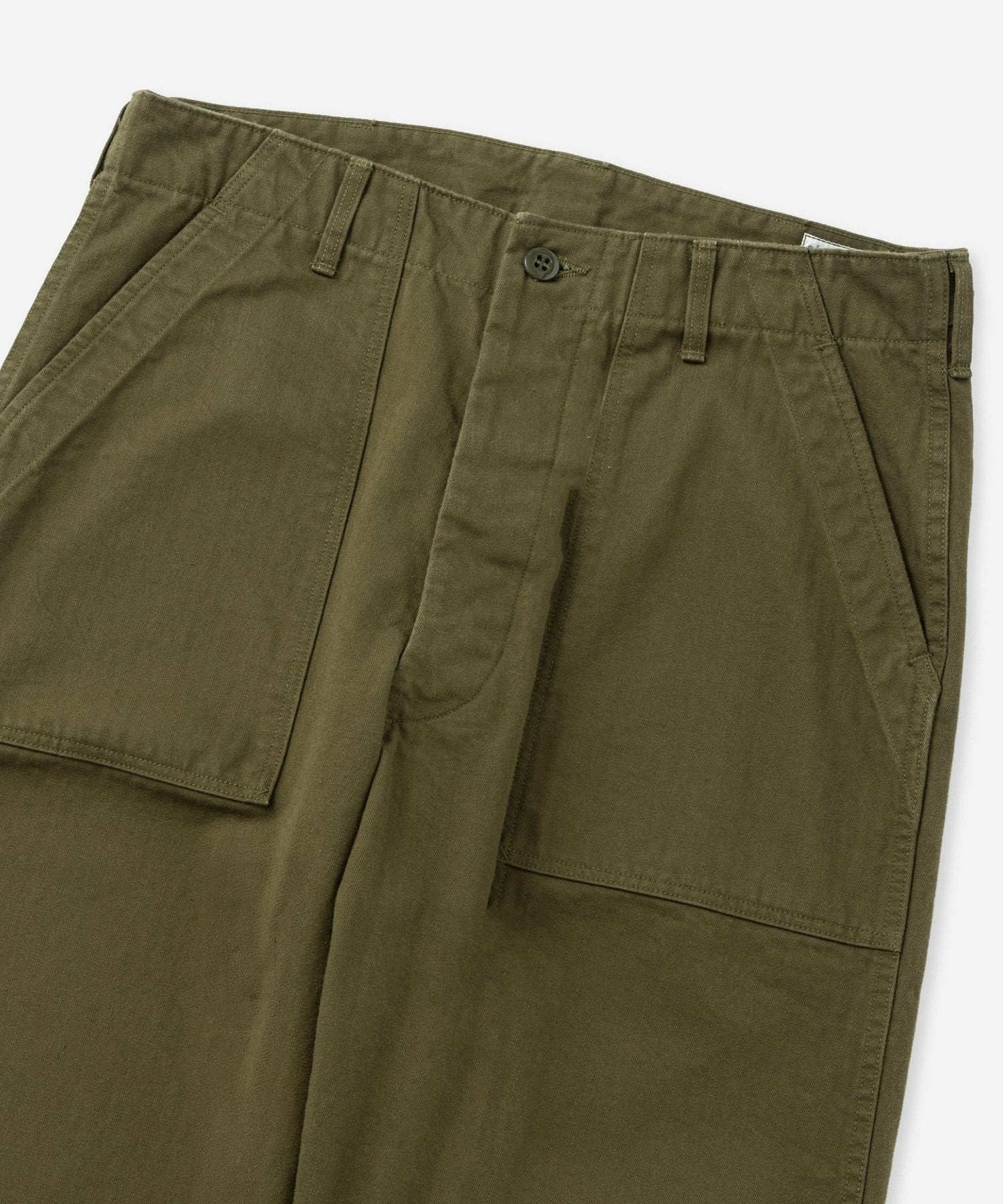orSlow x Saturdays NYC HERRINGBONE VINTAGE FIT FATIGUE PANTS