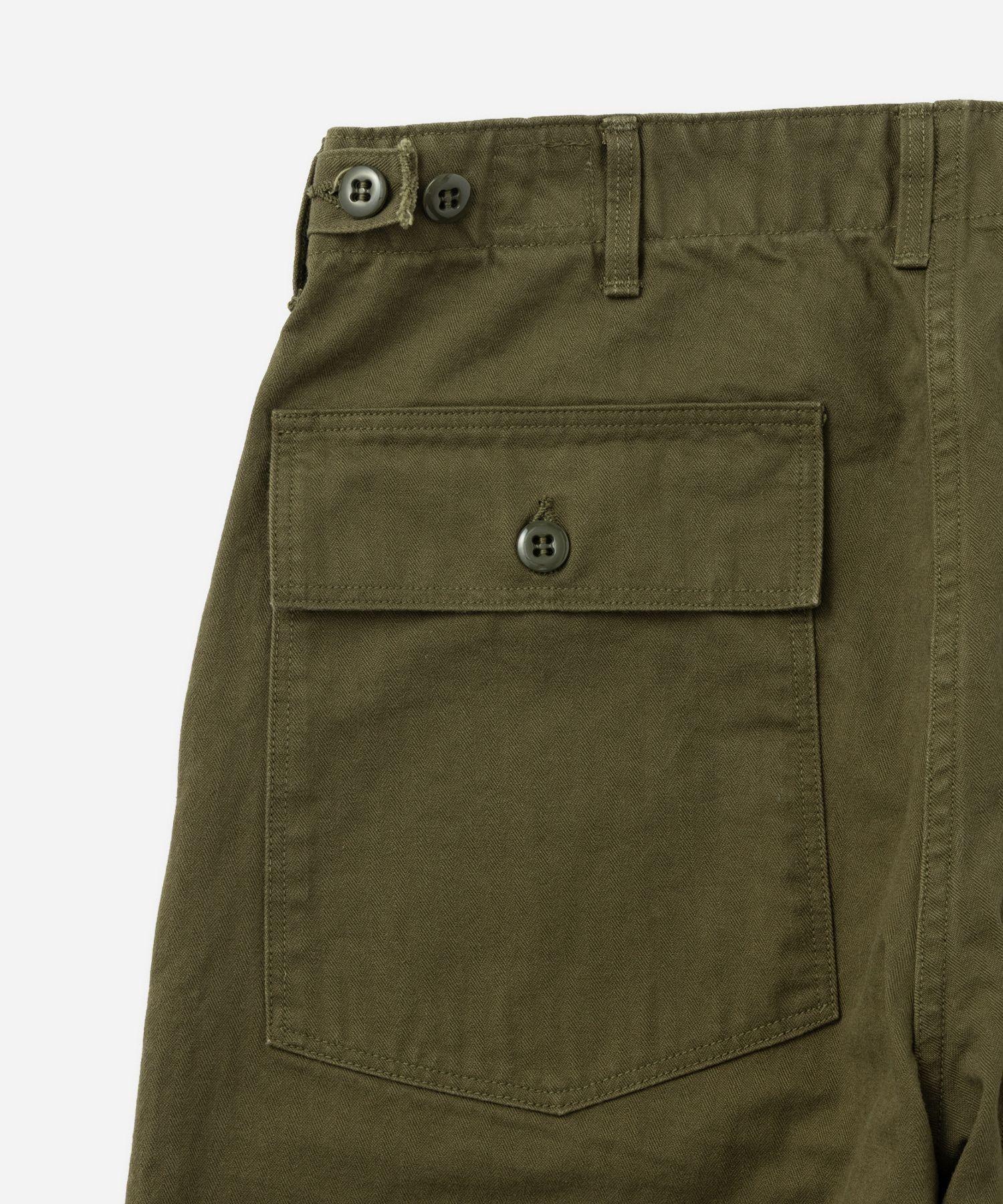 orSlow x Saturdays NYC HERRINGBONE VINTAGE FIT FATIGUE PANTS