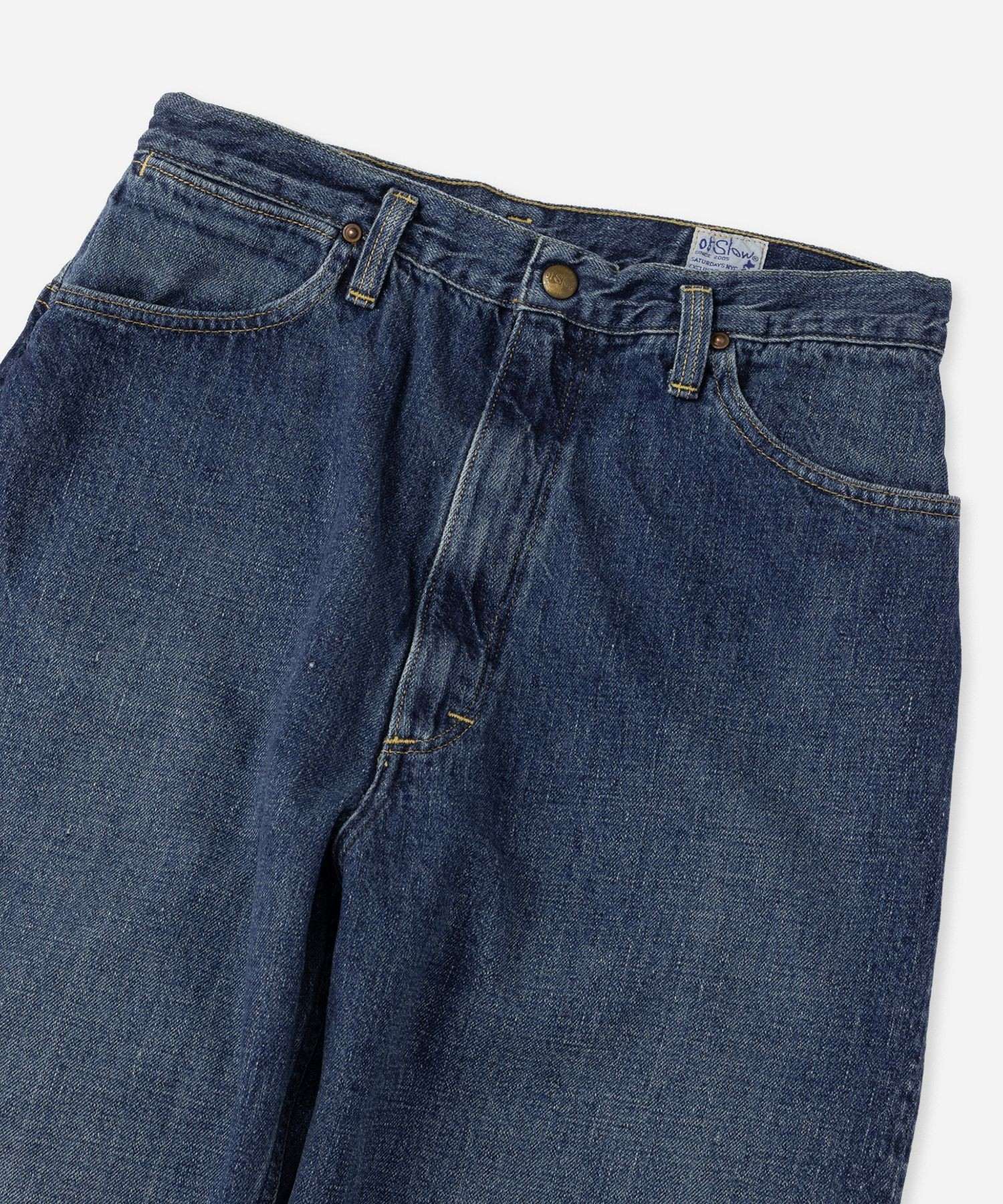 orSlow x Saturdays NYC HIGH WAIST SELVEDGE DENIM PANTS USED | WOMEN