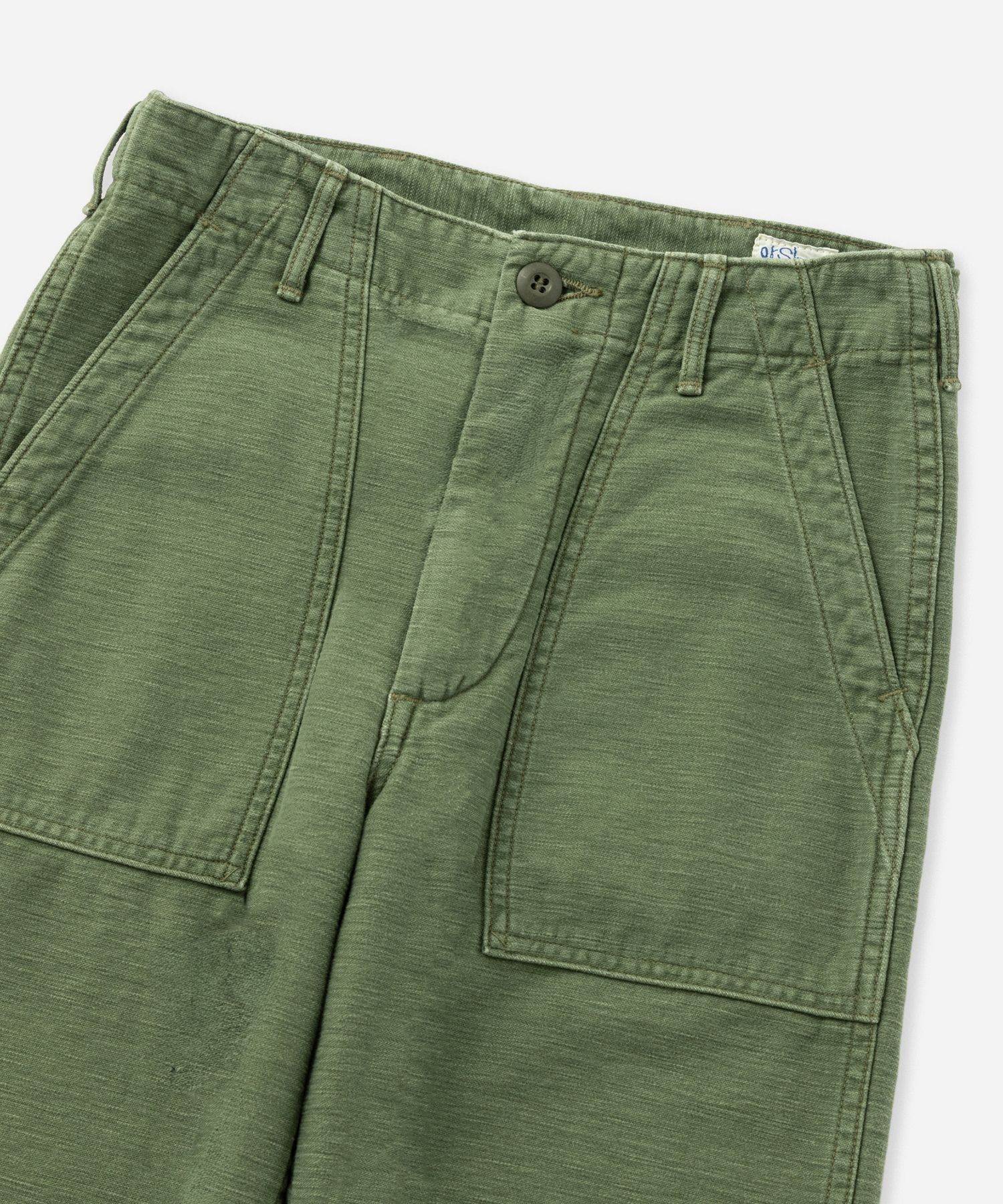 orSlow x Saturdays NYC SHORT LENGTH FATIGUE PANTS USED WASH | WOMEN