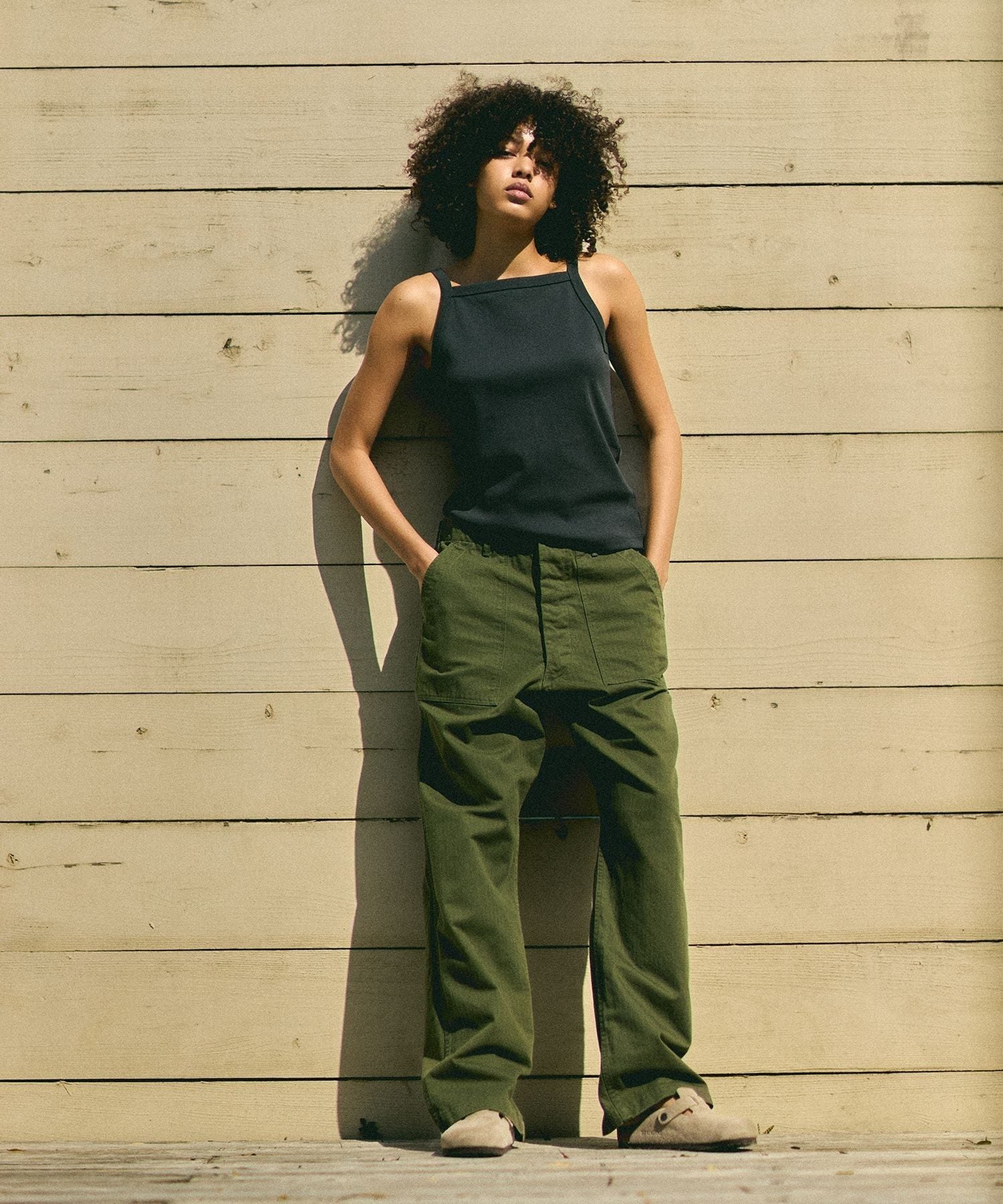 orSlow x Saturdays NYC SHORT LENGTH FATIGUE PANTS USED WASH | WOMEN