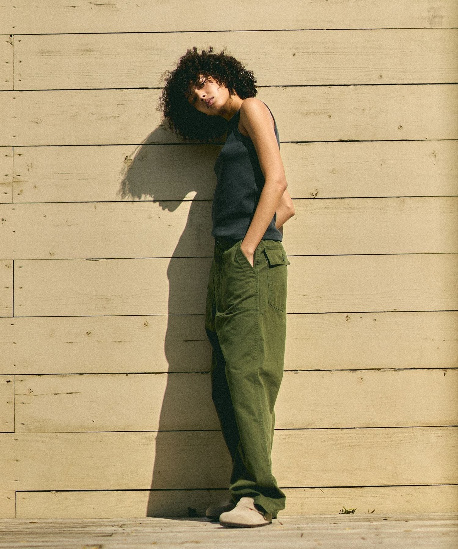 orSlow x Saturdays NYC SHORT LENGTH FATIGUE PANTS USED WASH | WOMEN