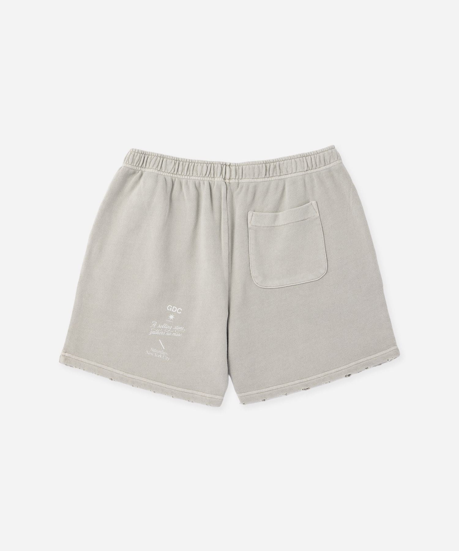 GDC×Saturdays NYC Austin Damaged Sweat Short Pants