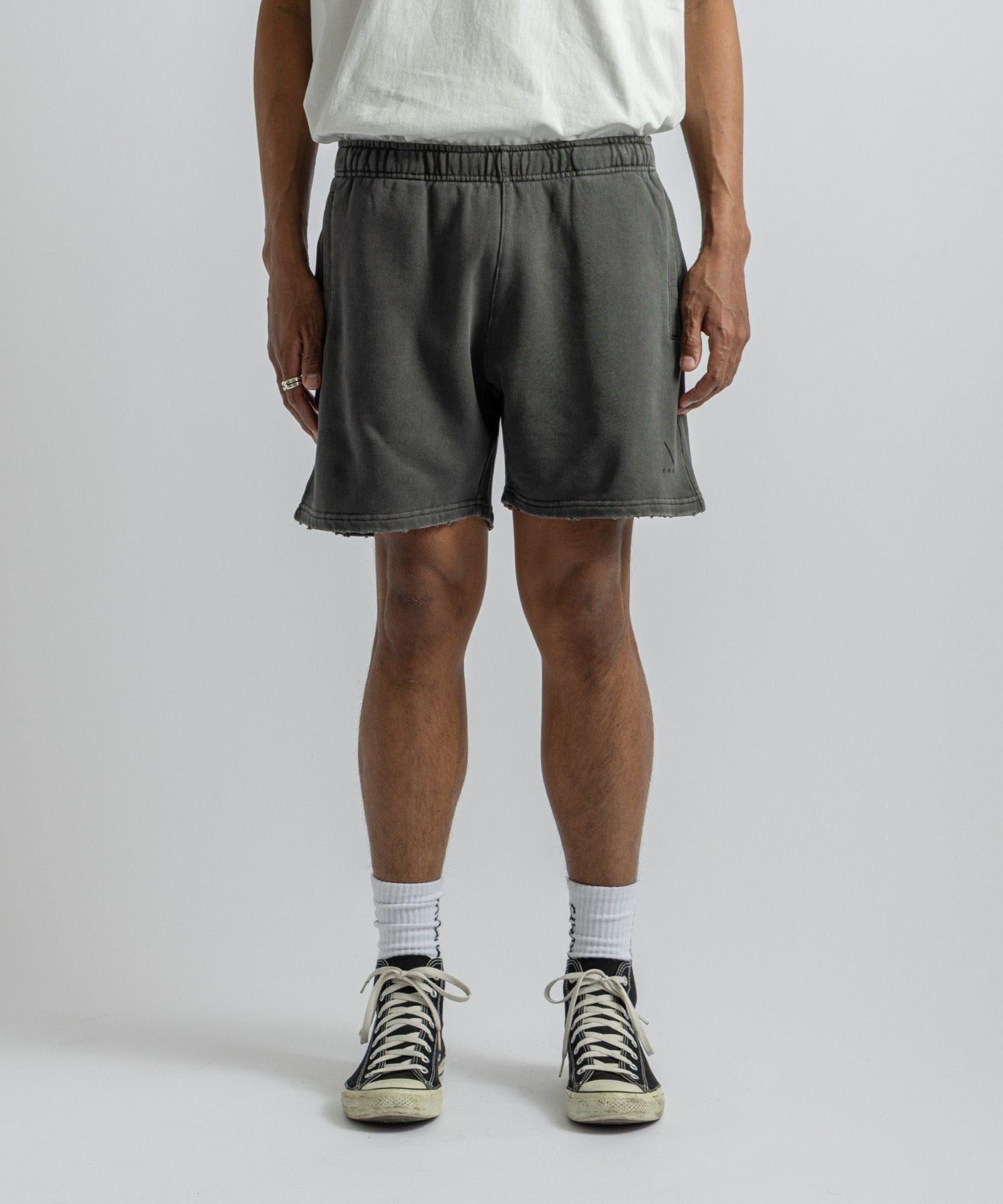 GDC×Saturdays NYC Austin Damaged Sweat Short Pants