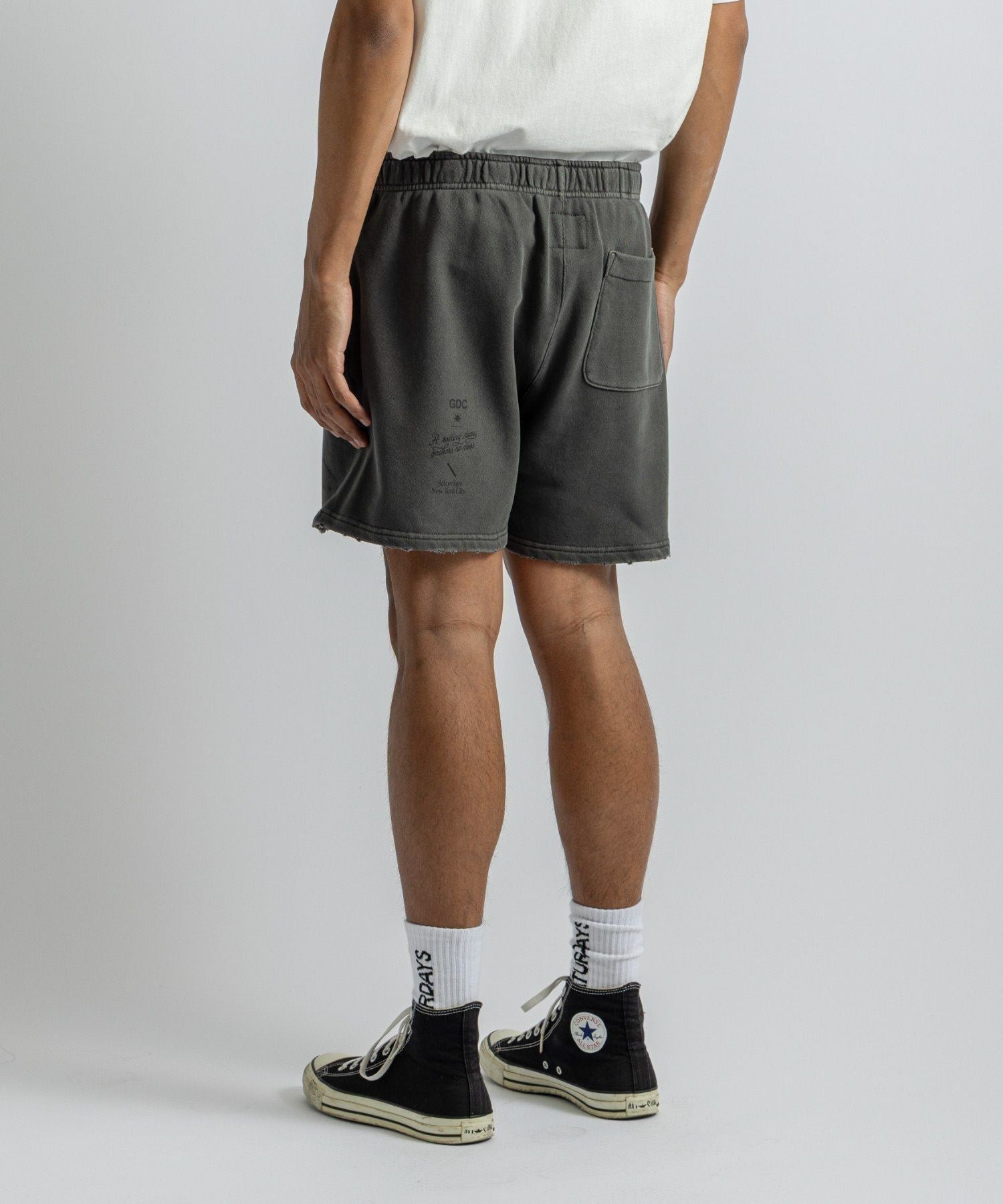 GDC×Saturdays NYC Austin Damaged Sweat Short Pants
