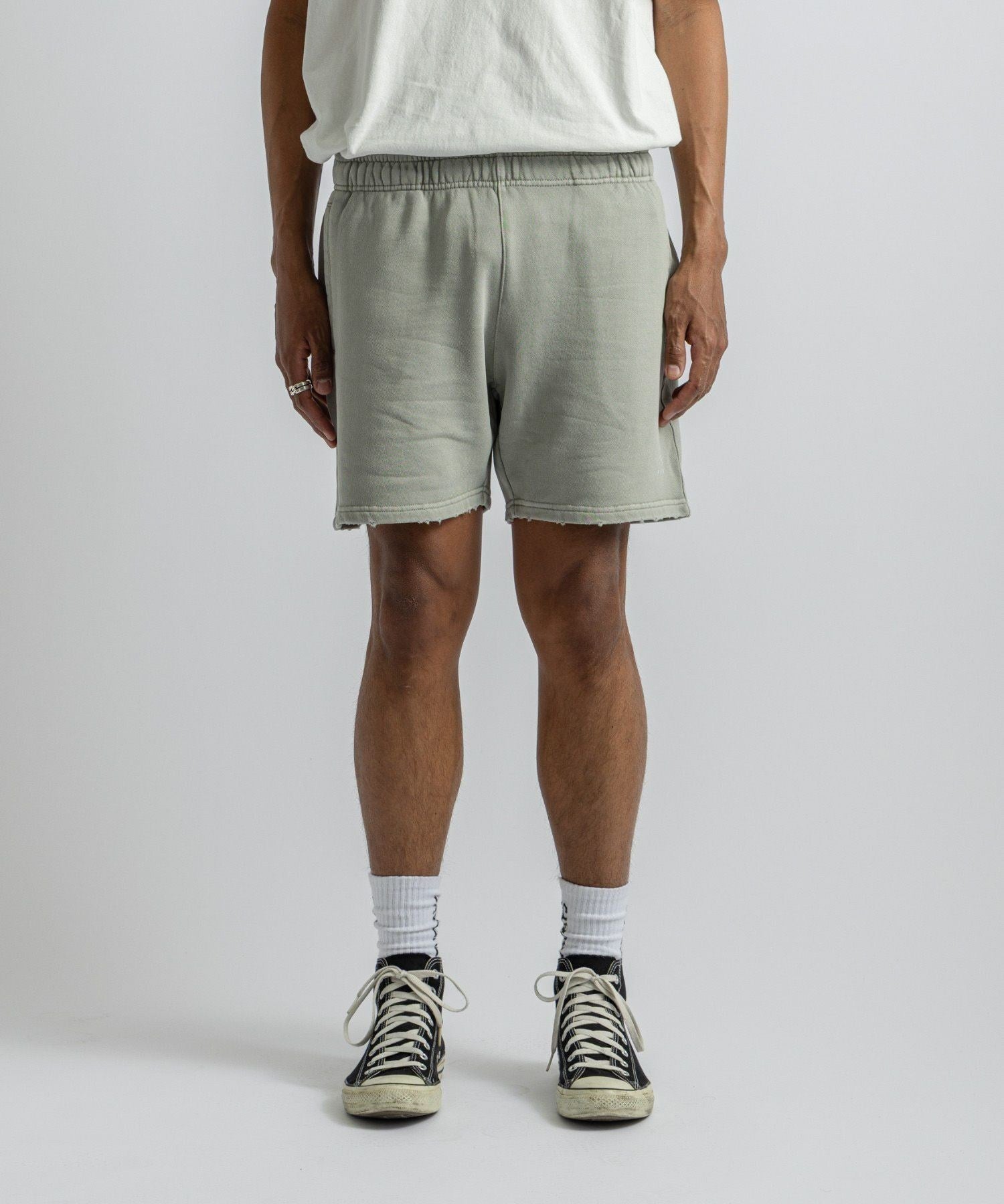 GDC×Saturdays NYC Austin Damaged Sweat Short Pants