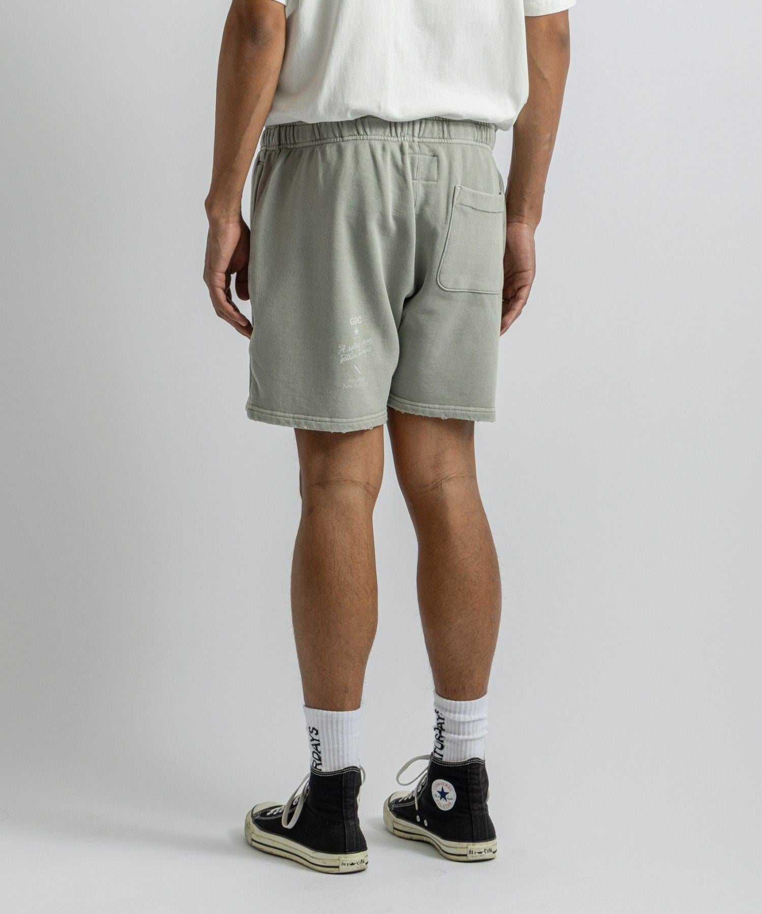 GDC×Saturdays NYC Austin Damaged Sweat Short Pants