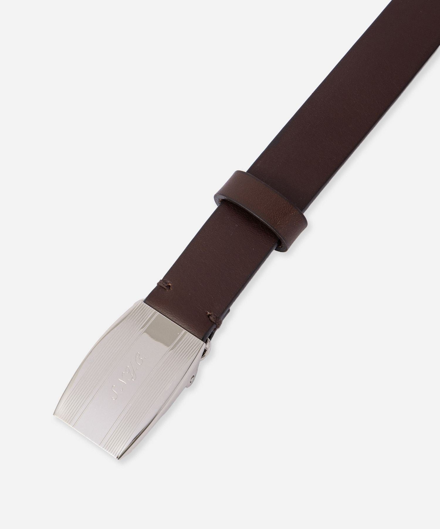 S.NYC Buckle Leather Belt