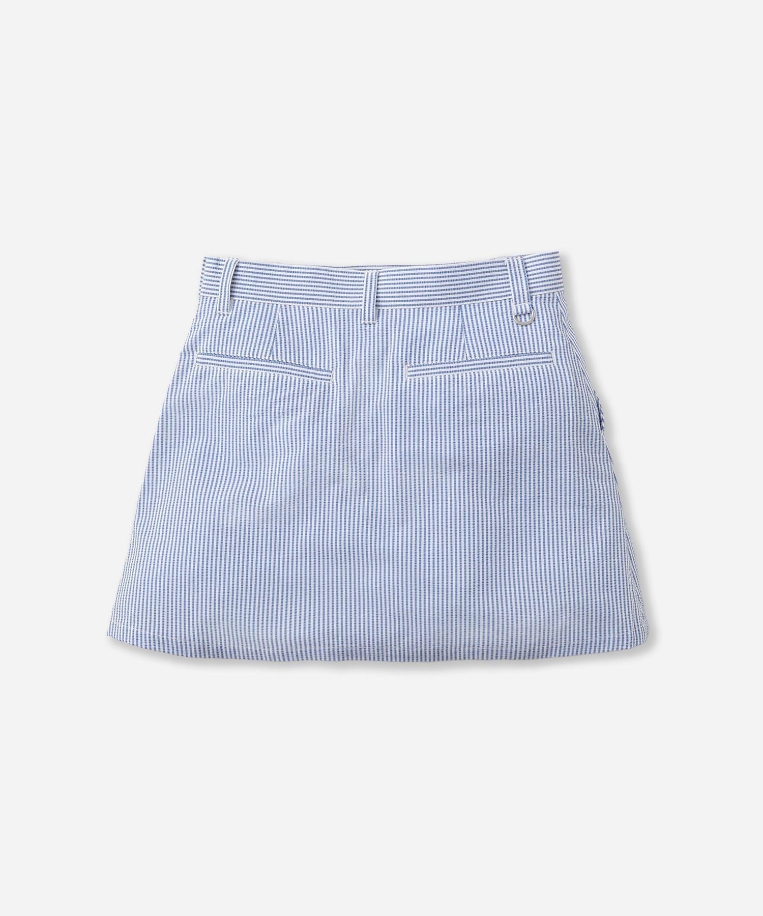 Seersucker Skirt | WOMEN