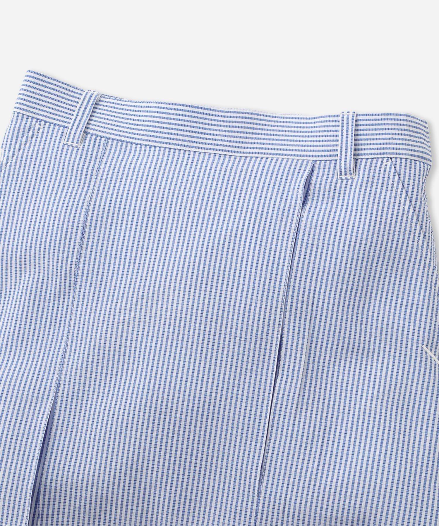 Seersucker Skirt | WOMEN